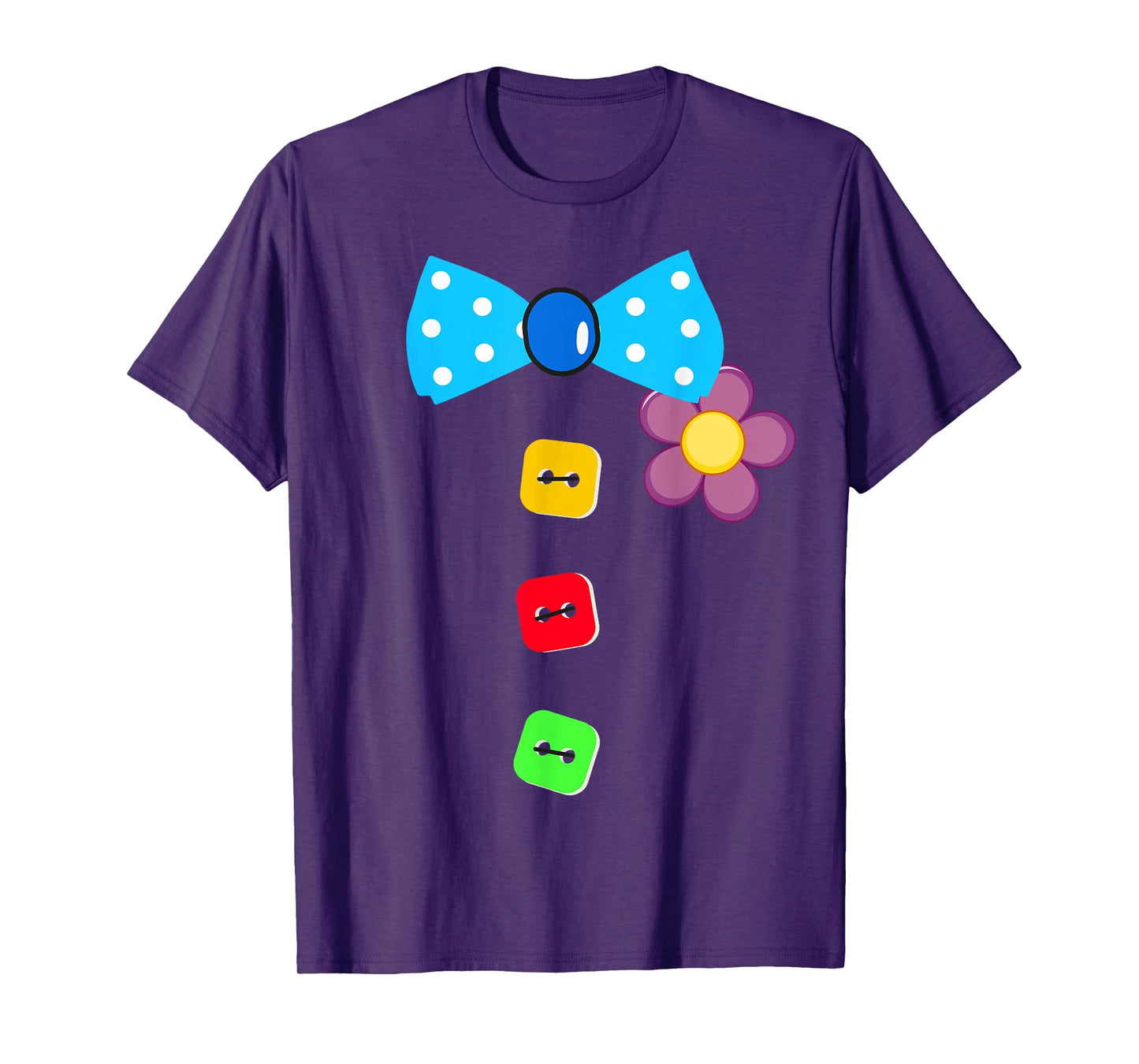 Halloween Clown T-Shirt Tie Costume For Man Woman And Kids T-Shirt