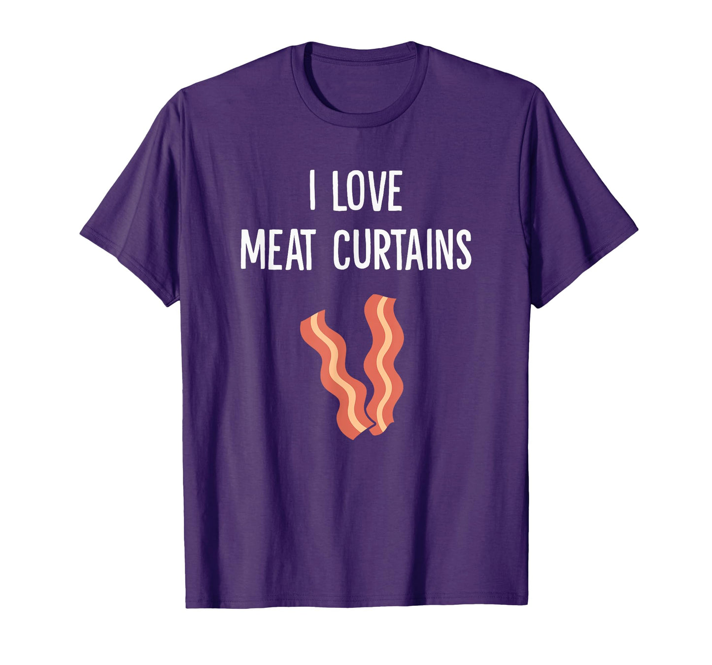I Love Meat Curtains T-Shirt