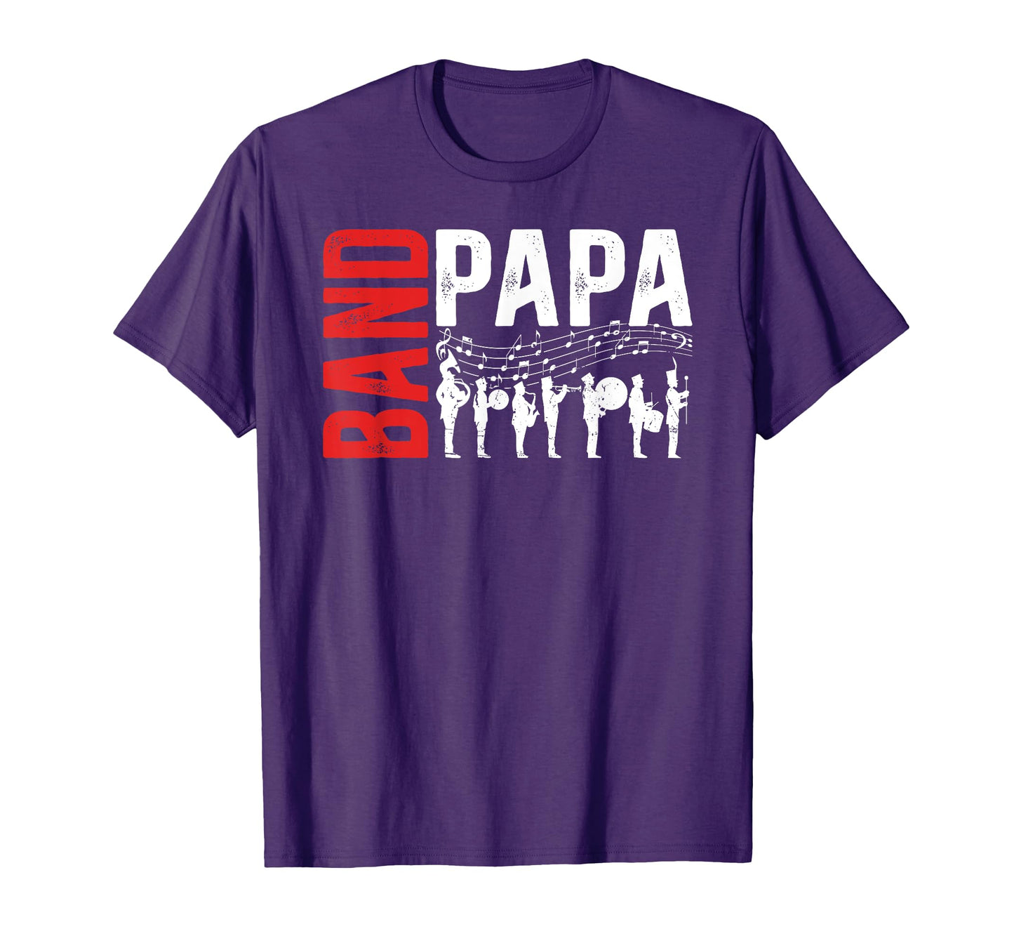 Band Papa Proud Marching Band Papa Grandpa T-Shirt