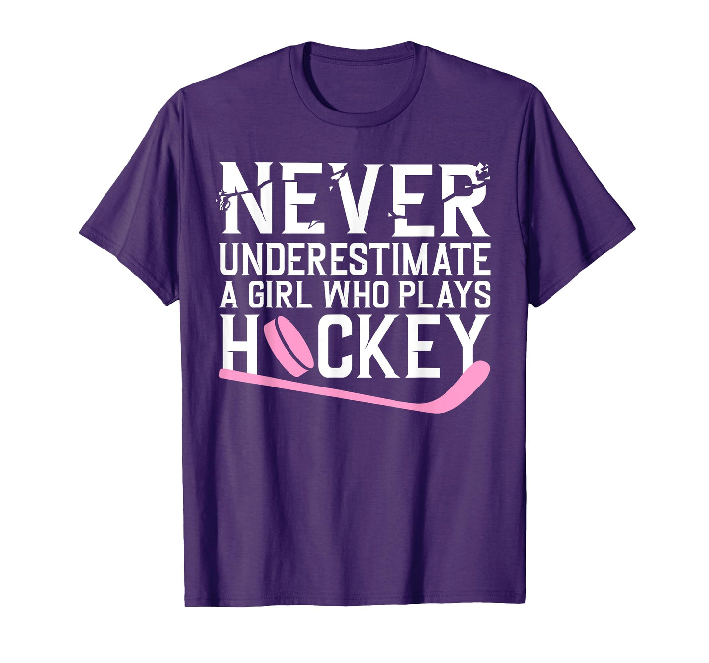 Funny Hockey For Women Girls Ice Hockey Player Hockey Lovers T-Shirt