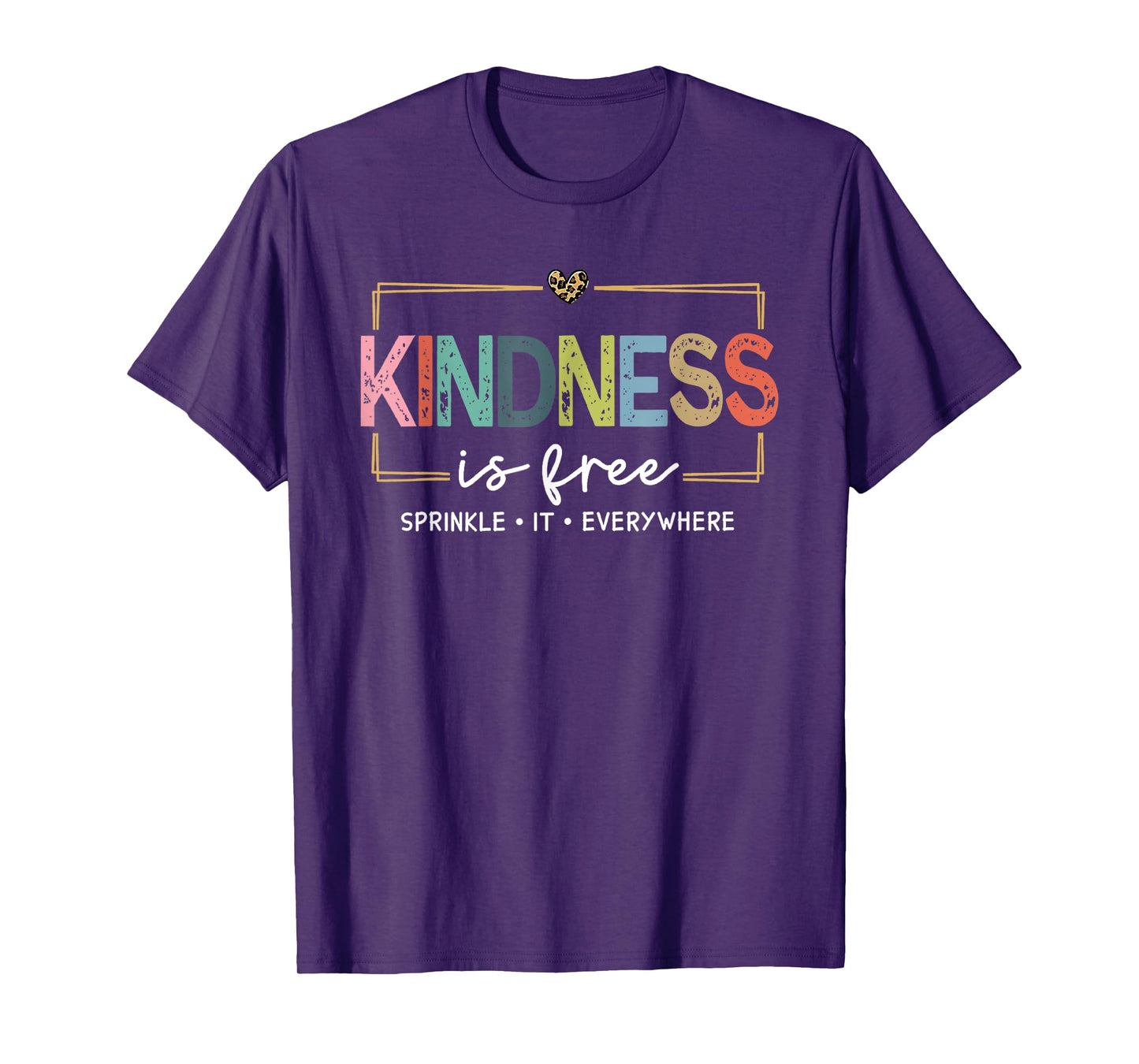 Kindness Is Free Sprinkle It Everywhere Vintage Women Girl T-Shirt