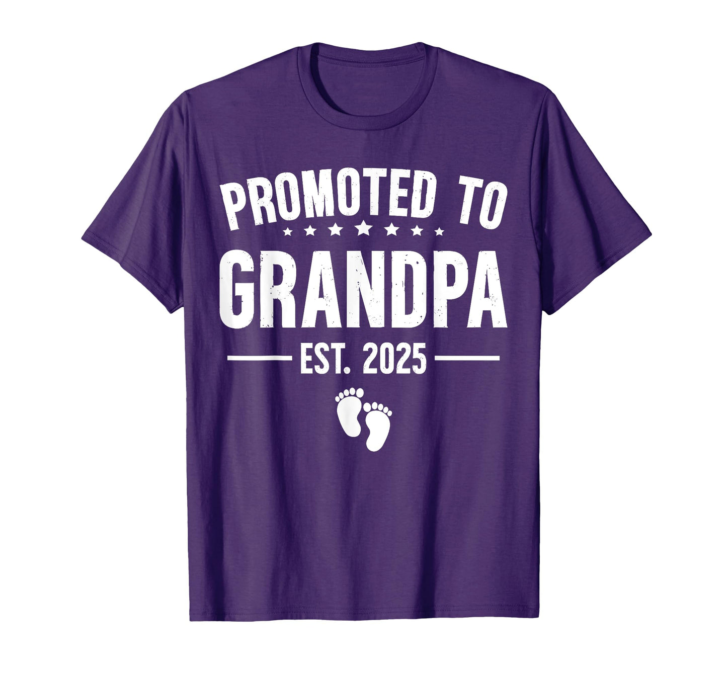 1st Time Grandpa Est 2025 New First Grandpa 2025 Grandfather T-Shirt