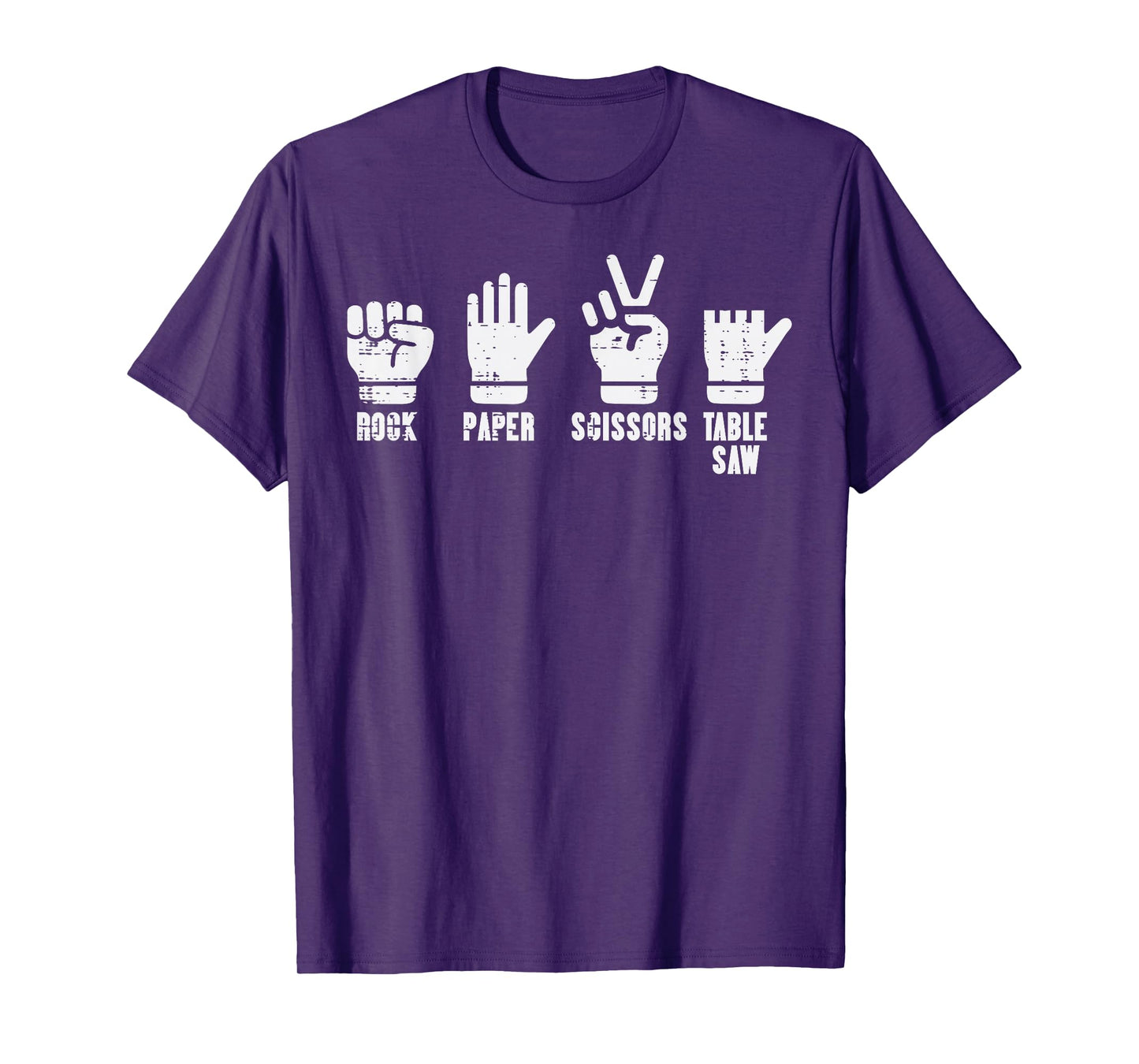 Carpenter Rock Paper Scissors Table Saw Funny Men Women Kids T-Shirt