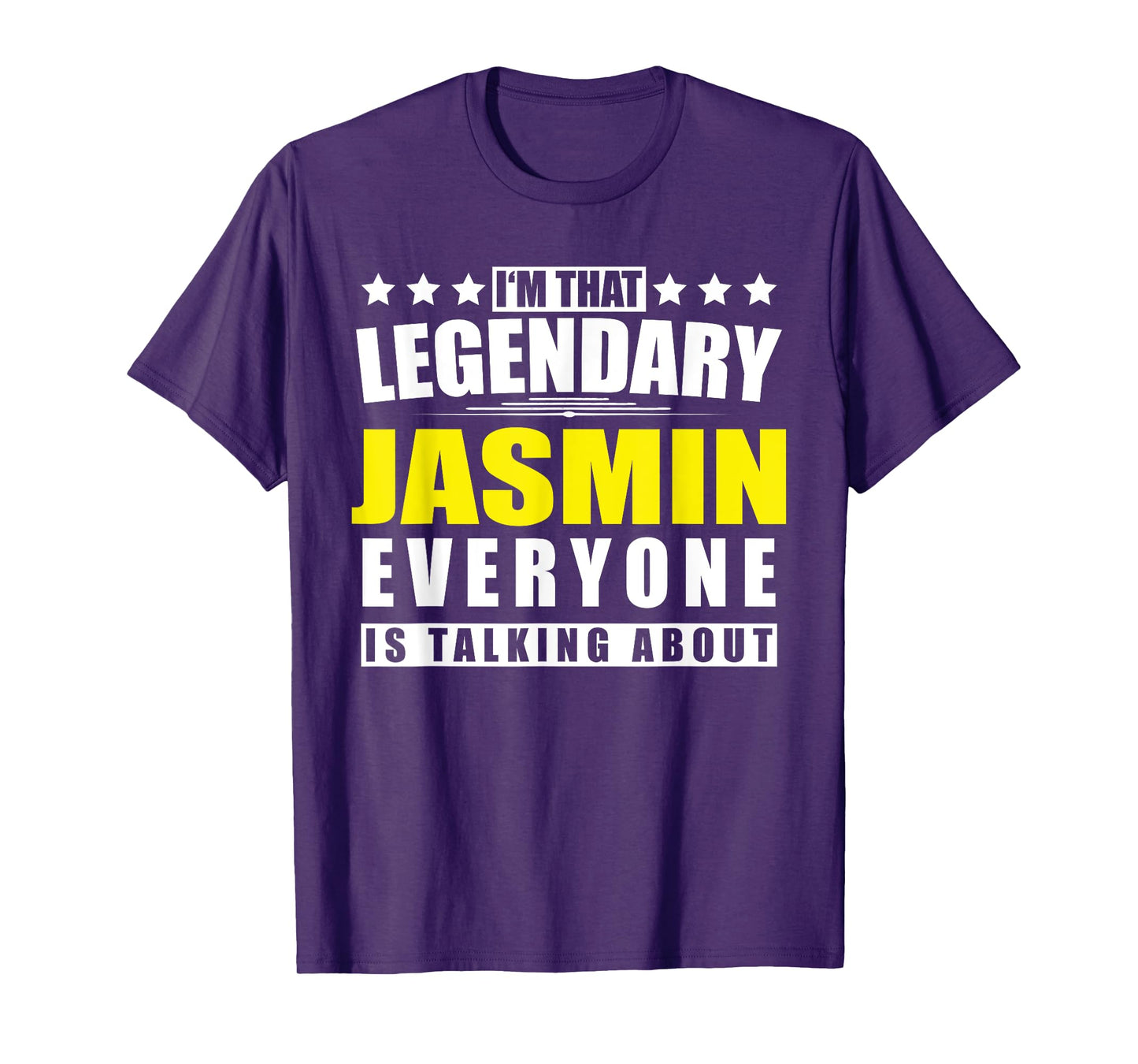 Name Jasmin First Name Gifts - Funny Personalized Gift T-Shirt