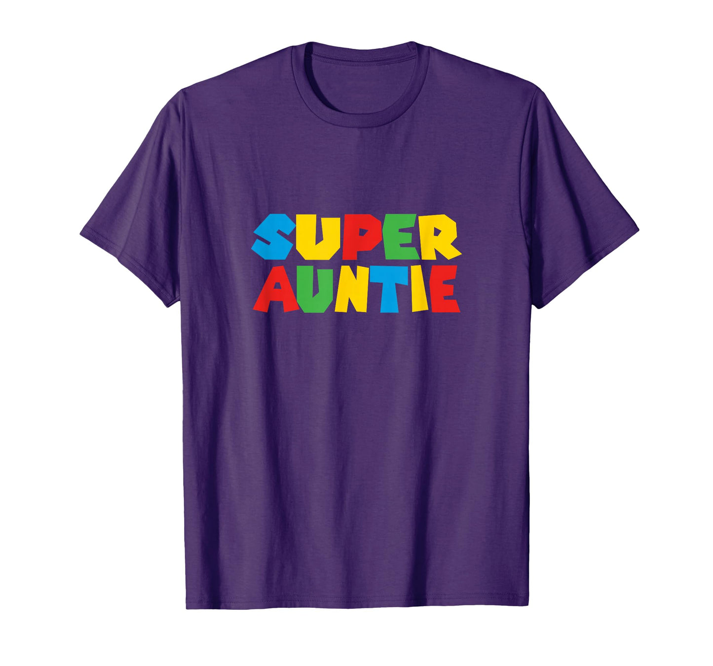 Gamer Aunt Super Auntie Funny Gaming Matching Dad & Mom kids T-Shirt