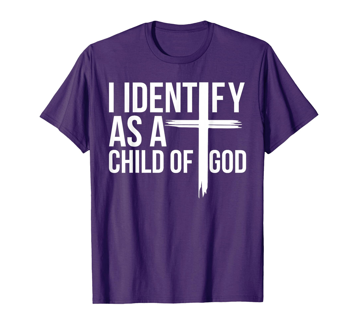 Christian Lovers Jesus I identify as a Child Of God Jesus T-Shirt