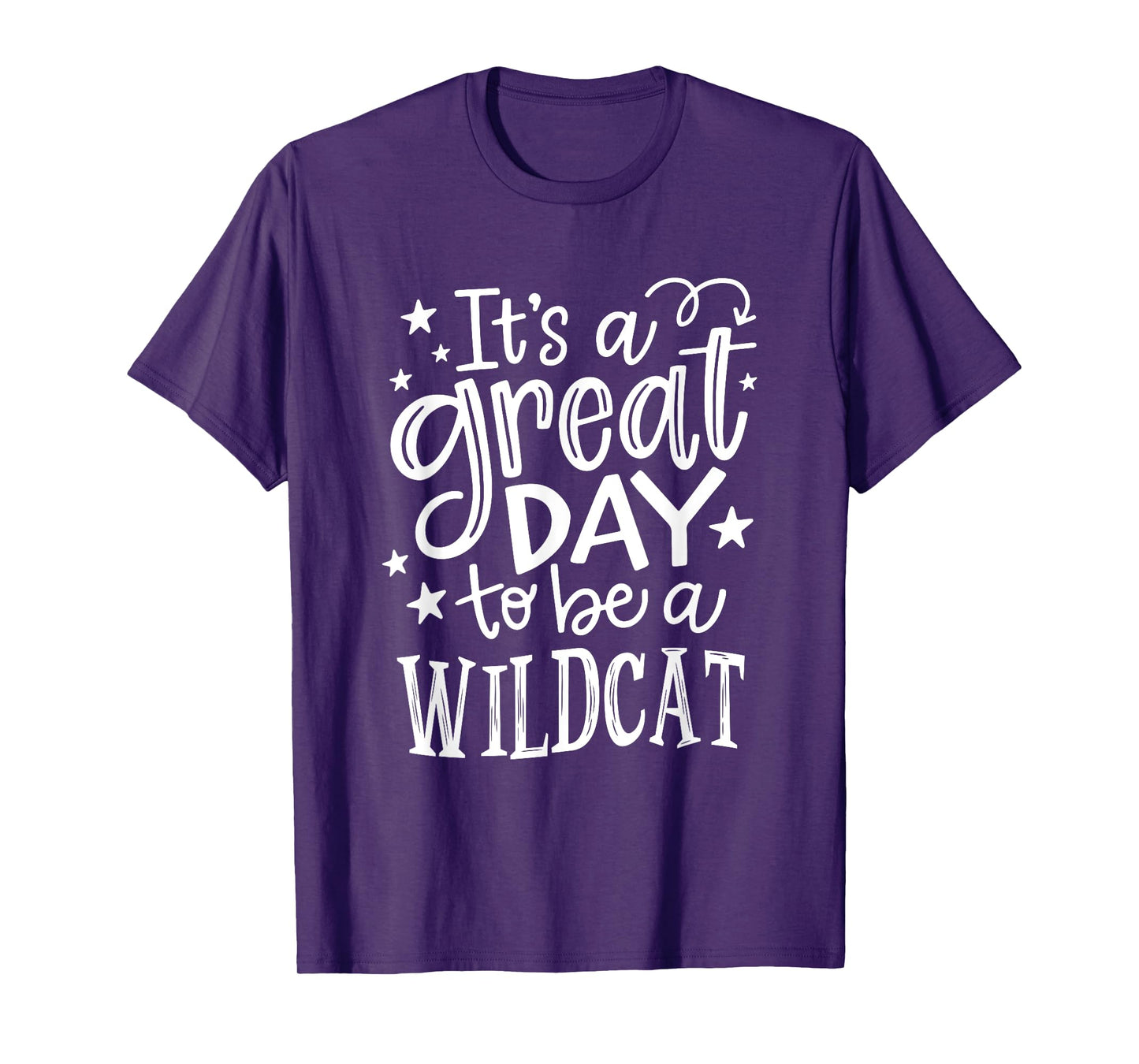Wild cat It's great day to be a Wild Cat School Animal Lover Men Women T-Shirt