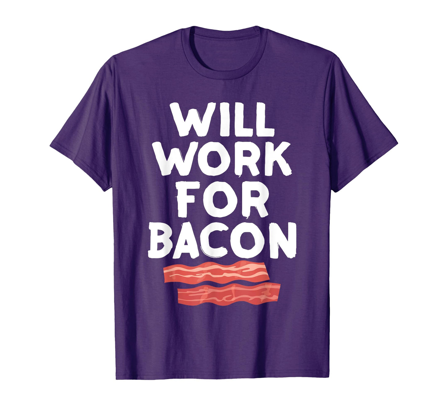 Funny Bacon Design For Men Women Boys Girls Pork Bacon Lover T-Shirt