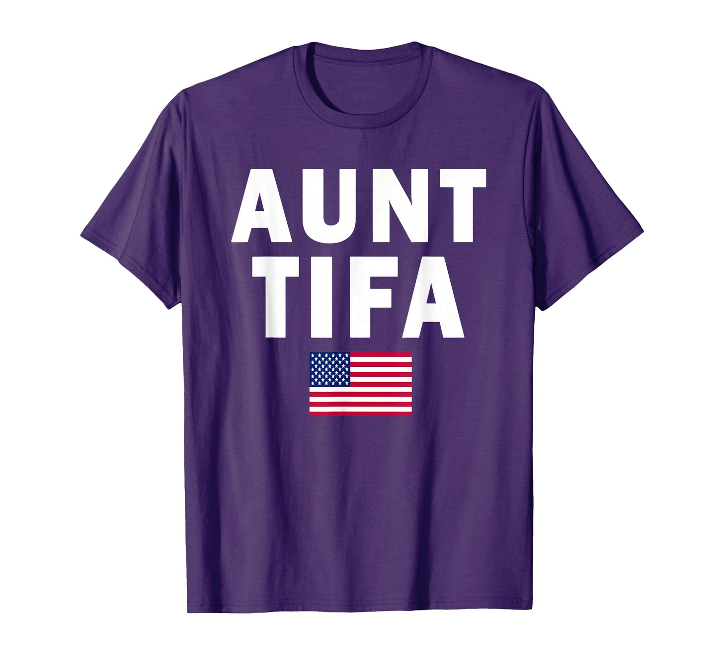 Aunt Tifa American Flag T-Shirt