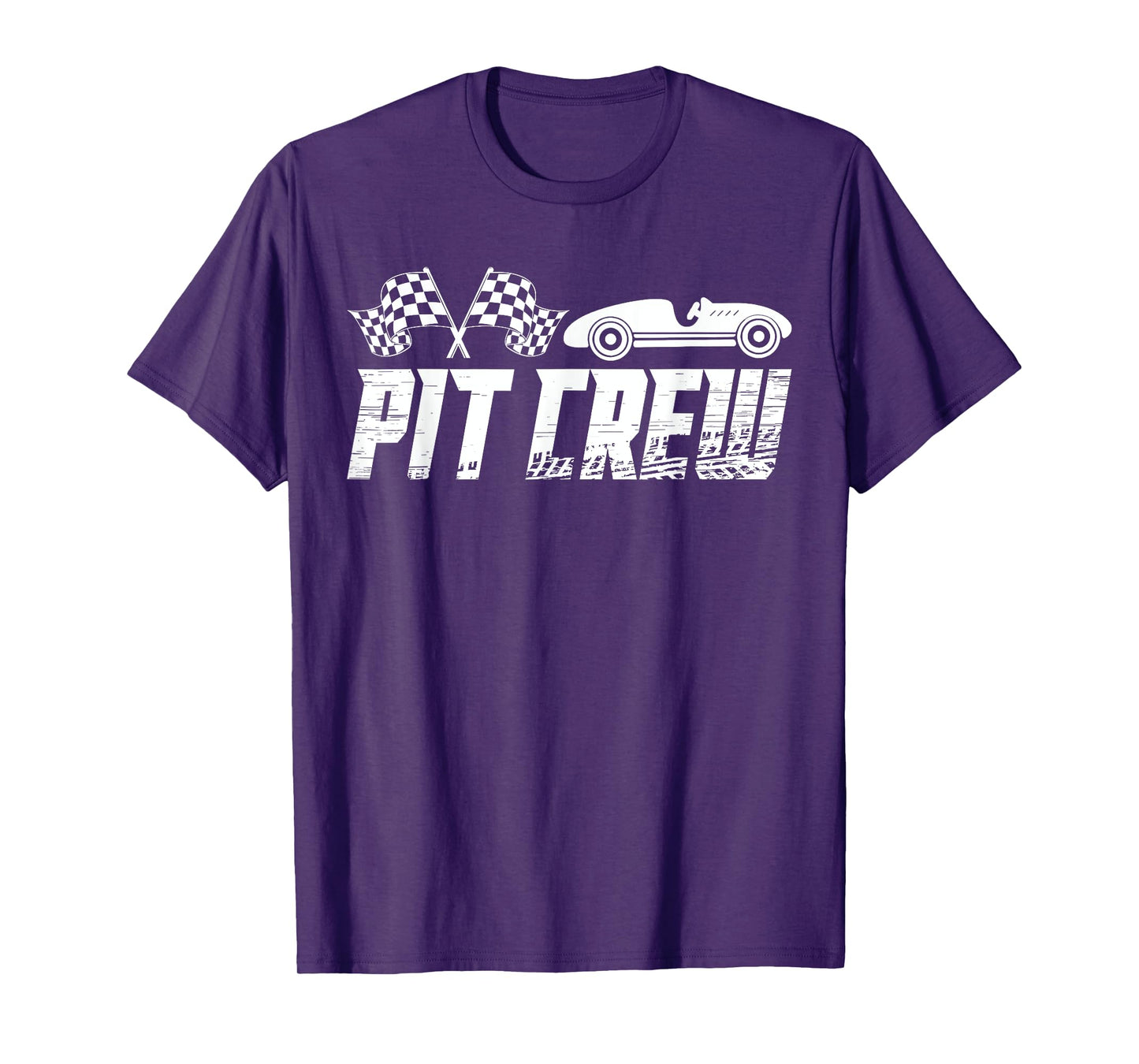 Pit Crew Race Car Birthday Family Racing Adult Kids T-Shirt