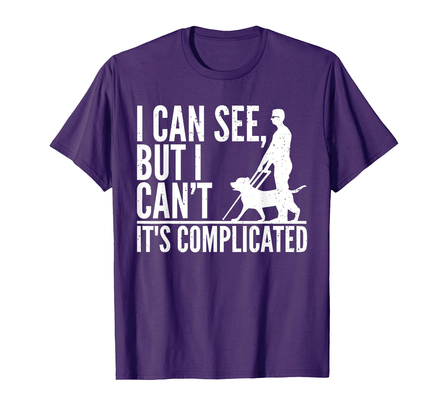 Blind Person Art For Men Women Blind People Sight Impaired T-Shirt