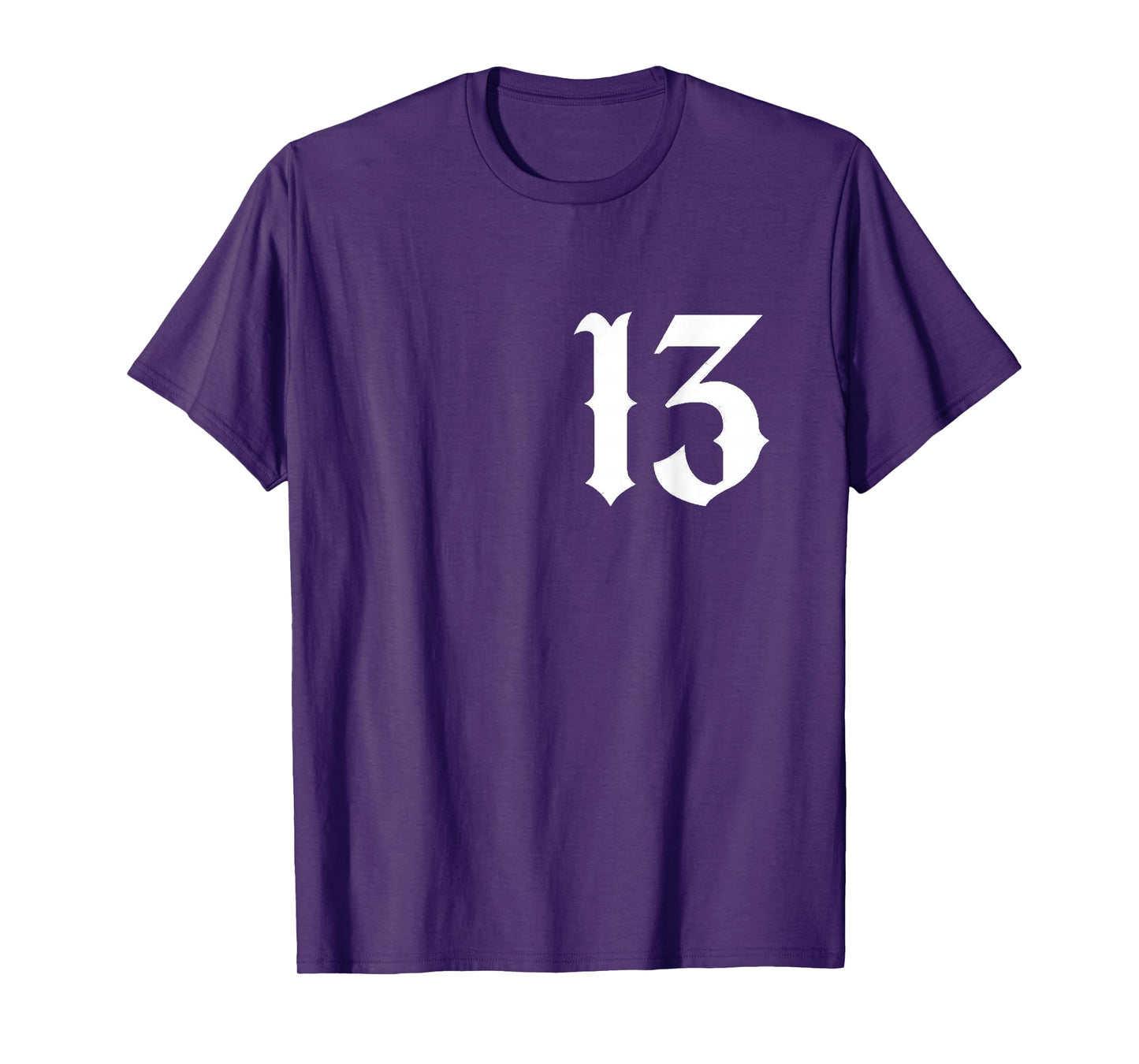 13 T-Shirt, Lucky Number 13, 13 Mobile Phone Case, Hoodie Number 13 T-Shirt