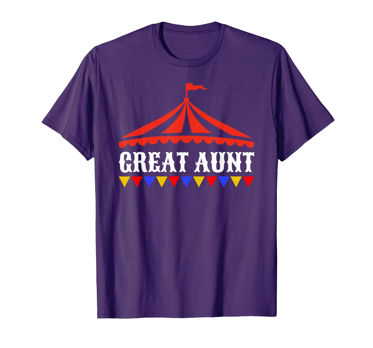 Circus Great Aunt of The Birthday Boy & Girl Carnival Family T-Shirt