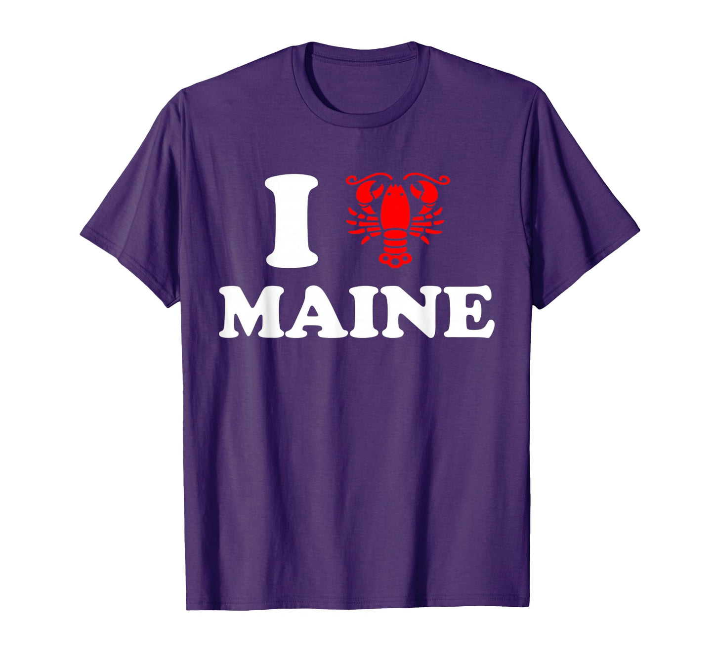 Funny Reacher I Heart Maine Lobster T-Shirt