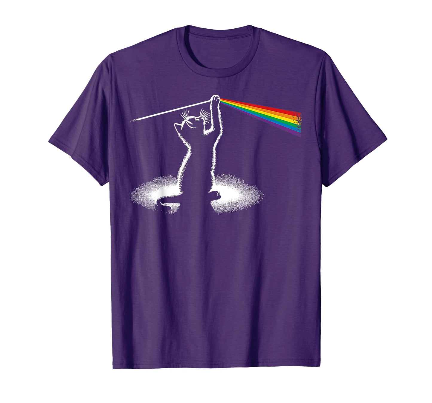 Funny Cat Rock Music Cat Lover Rock Gifts For Men Women Kids T-Shirt