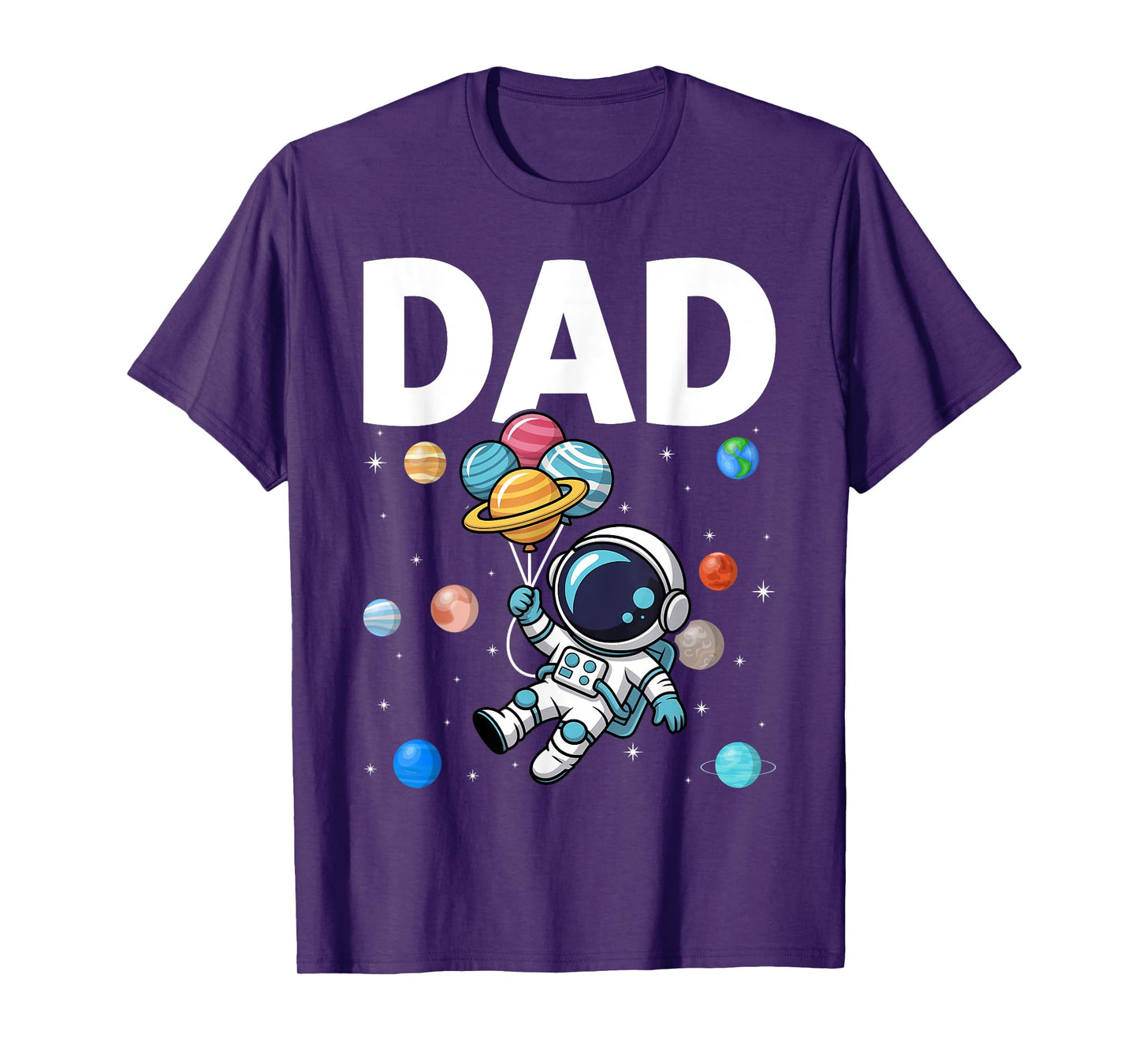 Dad of The Birthday Boy Space Astronaut 1st Birthday Family T-Shirt