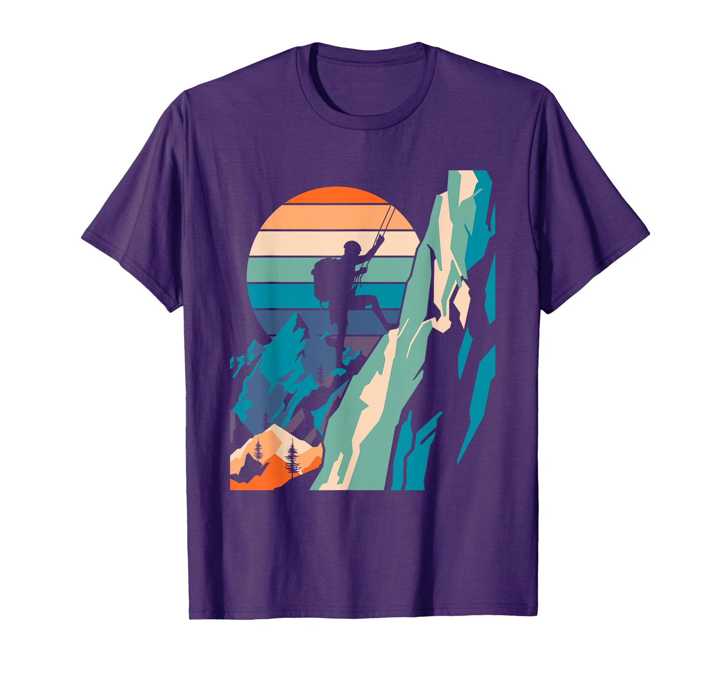 Mountain Climber Funny Rock Climbing Bouldering Men Women T-Shirt