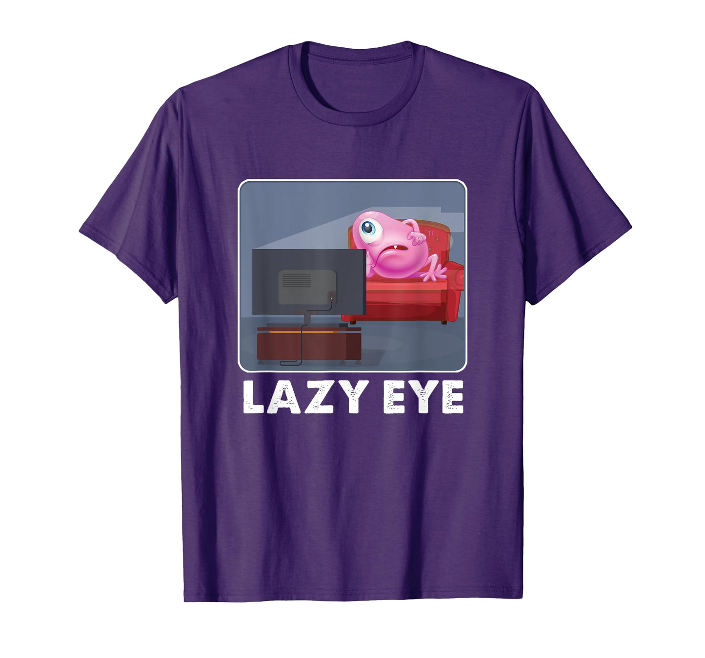 Lazy Eye Alien TV Recreation Gift T-Shirt