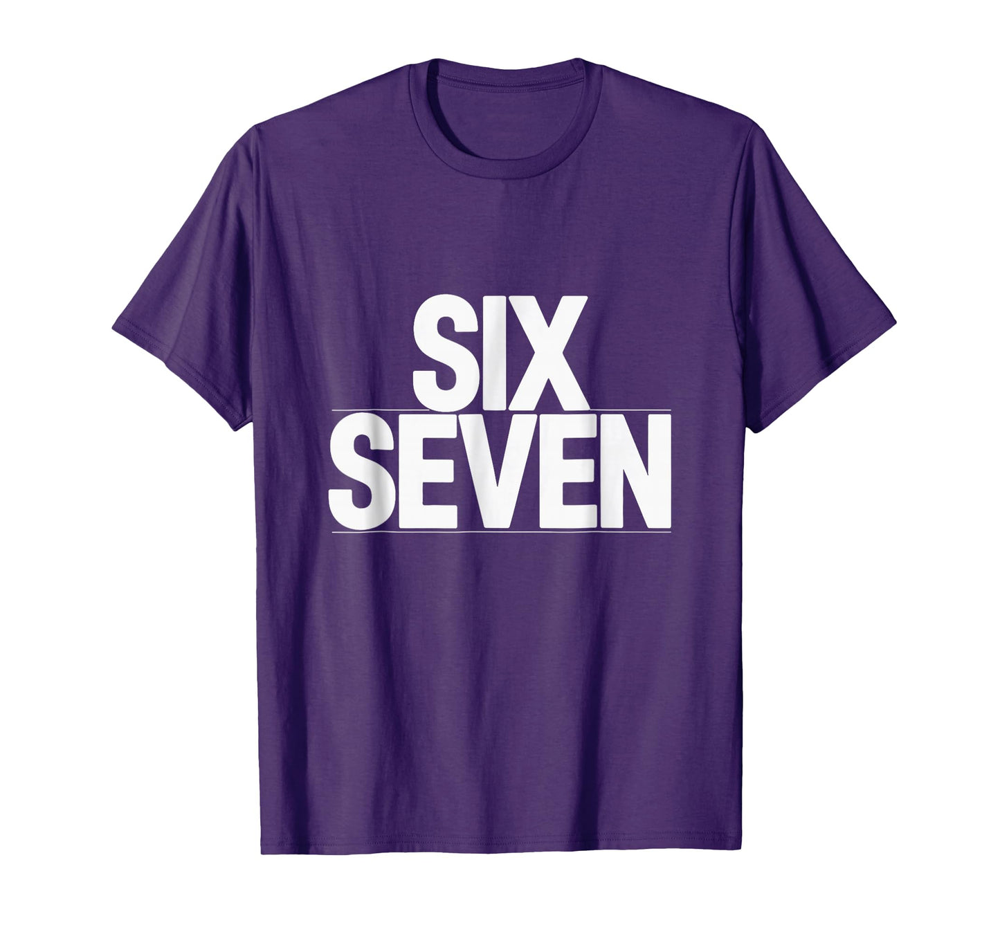 Fun Six Seven 6 7 Meme Design T-Shirt