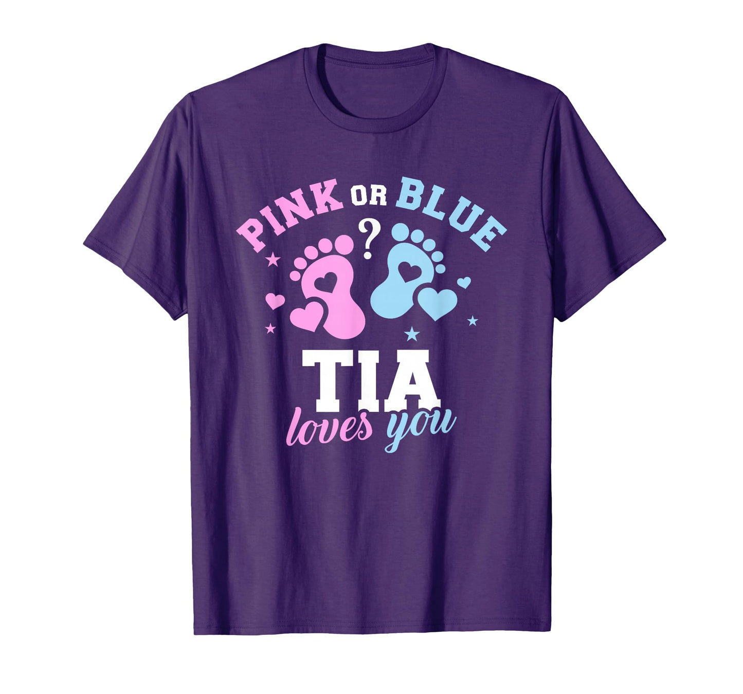 Gender reveal tia aunt T-Shirt
