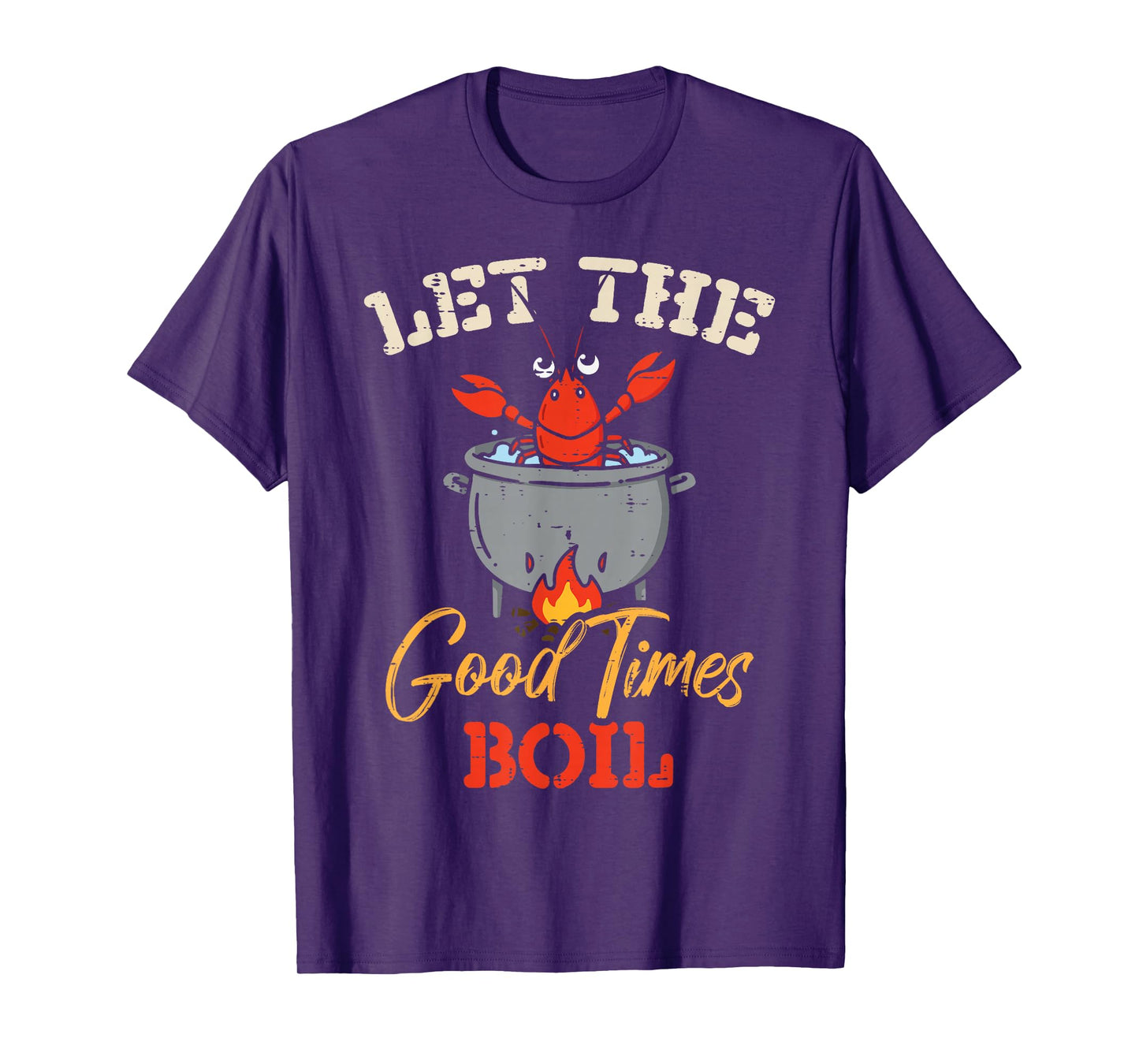 Crayfish Let The Good Times Boil Crawfish Kids Women Men T-Shirt