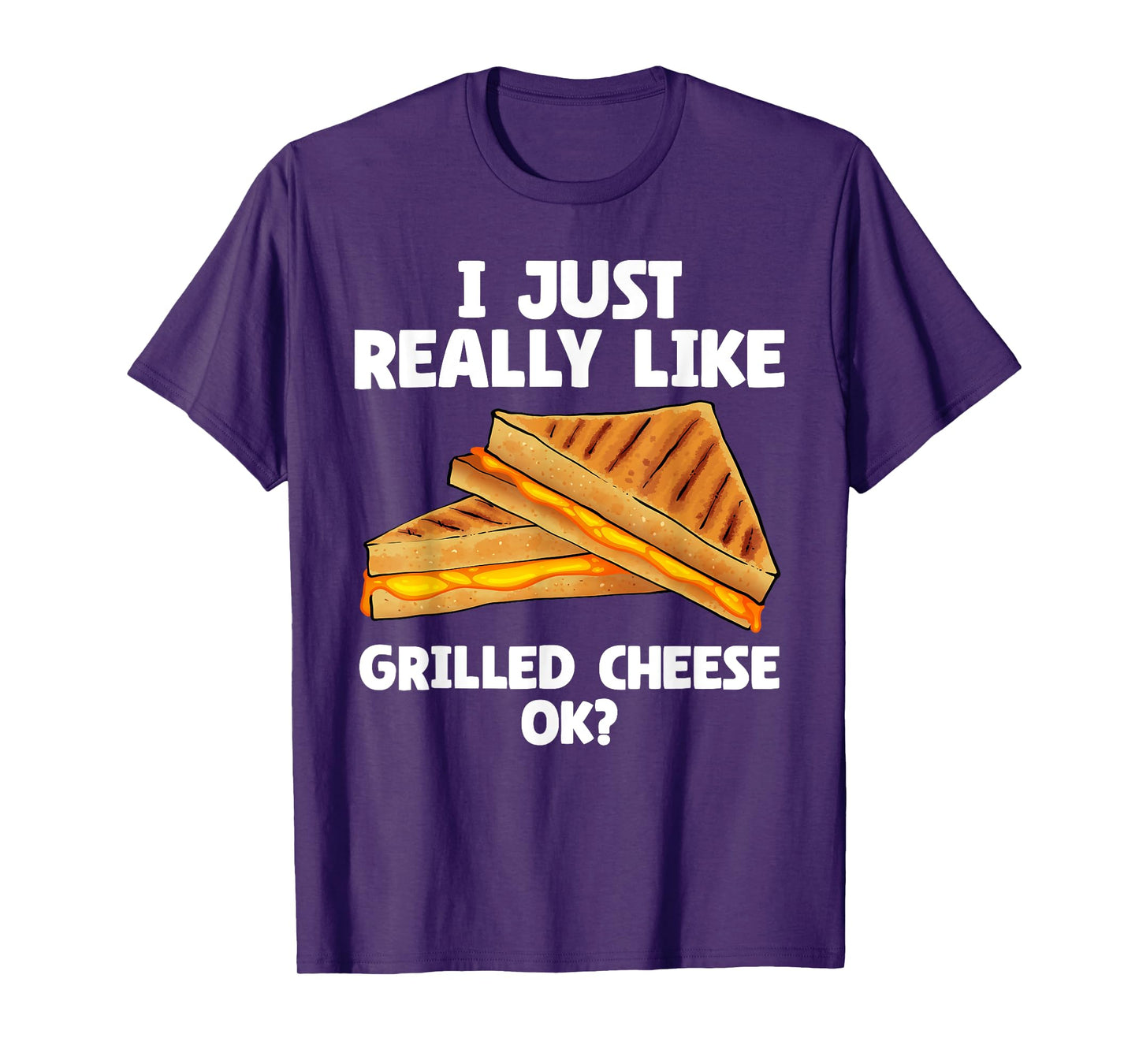 Grilled Cheese Design For Men Women Grilled Cheese Sandwich T-Shirt