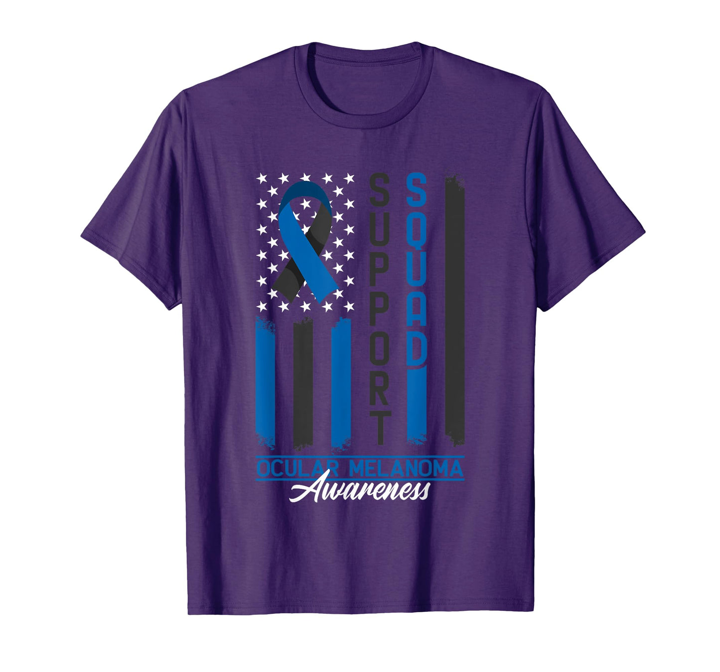 Support Awareness Squad I Eye Cancer & Ocular Melanoma T-Shirt