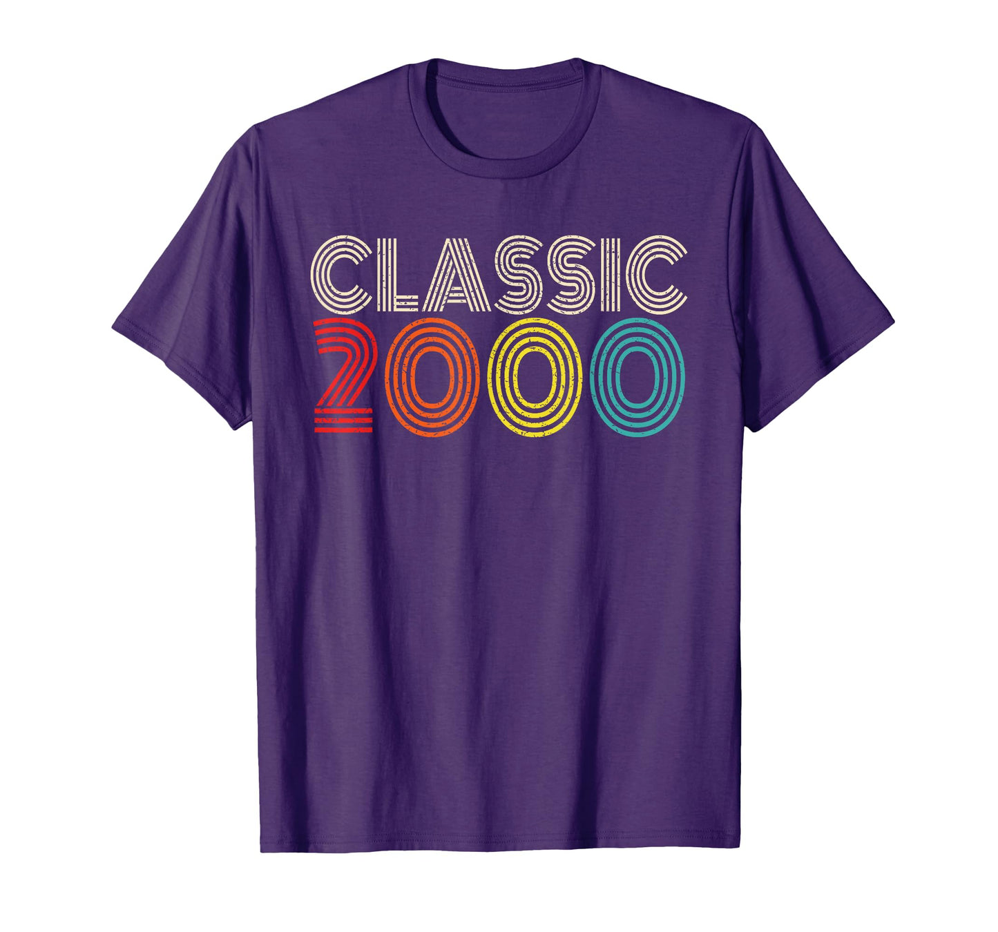 Classic 2000 Vintage 2000 Men Women Vintage Year Birthday T-Shirt