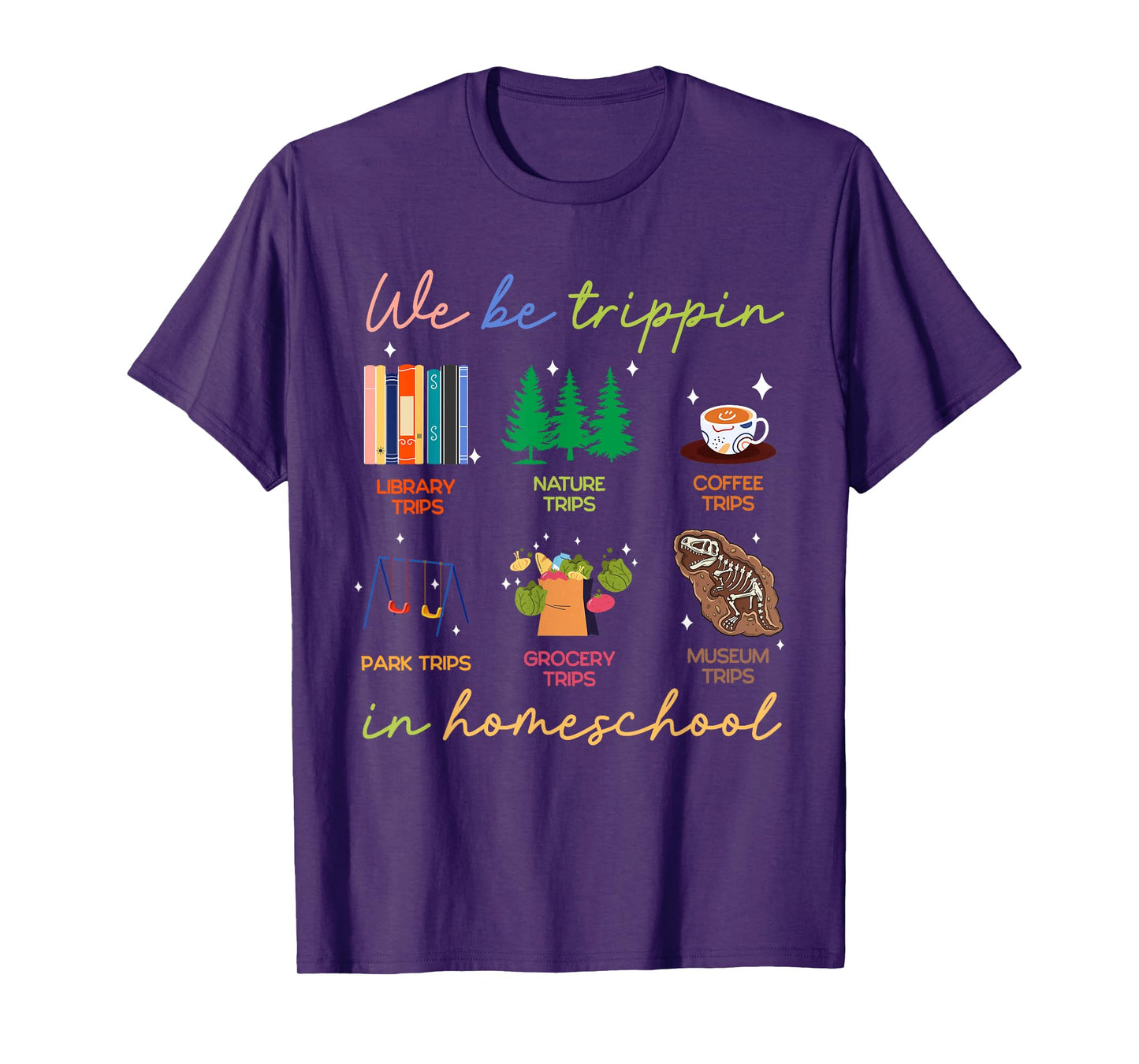 Jamaica Summer Vacation Trip Gifts We Be Trippin In Homeschool Homeschooling Gift For Mother T-Shirt