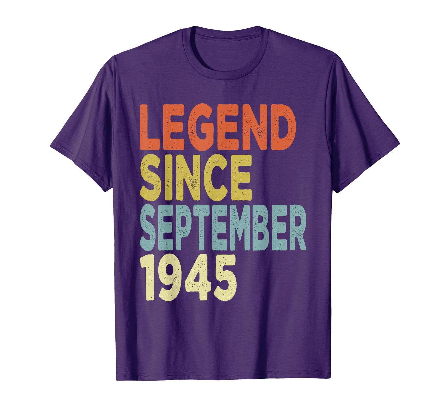 80 Years Old Legend Since September 1945 Tees 80th Birthday T-Shirt