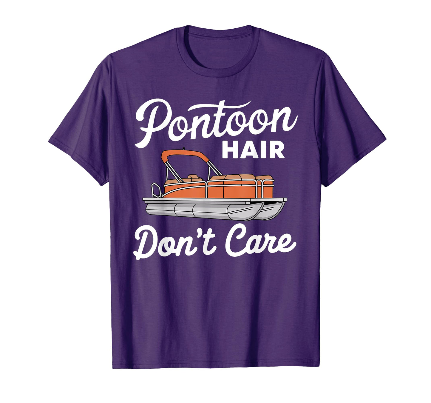 Funny Pontoon Captain Art for Men Women Pontoon Boat Owner T-Shirt