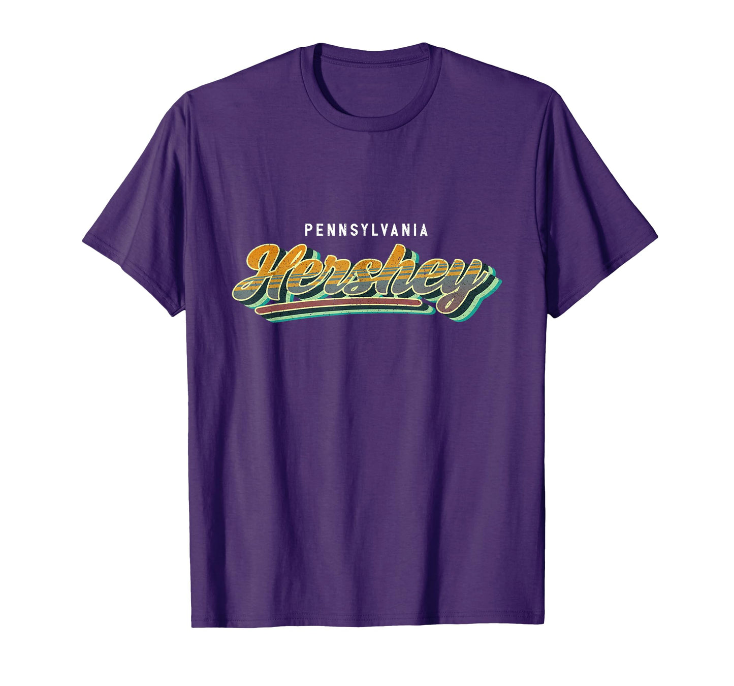 Hershey Pennsylvania Hometown Vintage Retro Typography T-Shirt