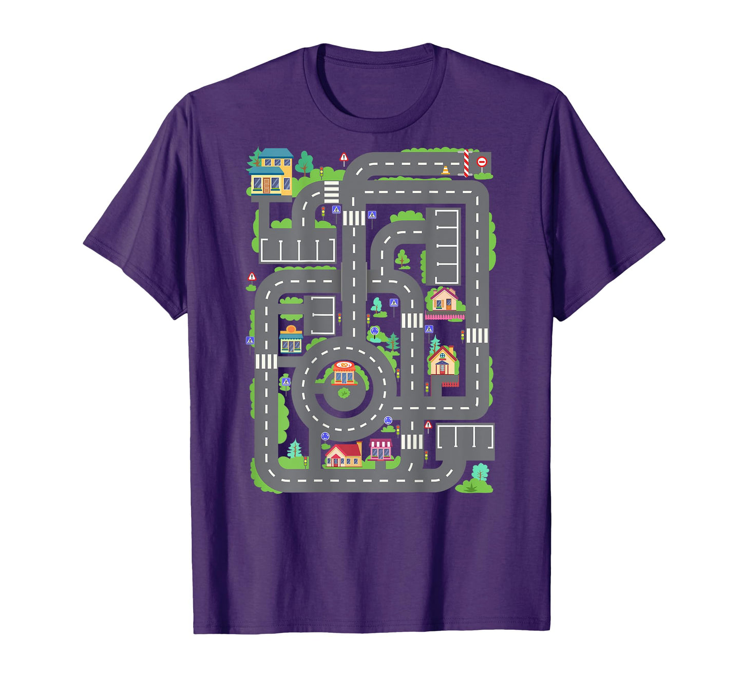 Play Cars On Dad's Back Shirt Funny Kids and Fathers Play T-Shirt