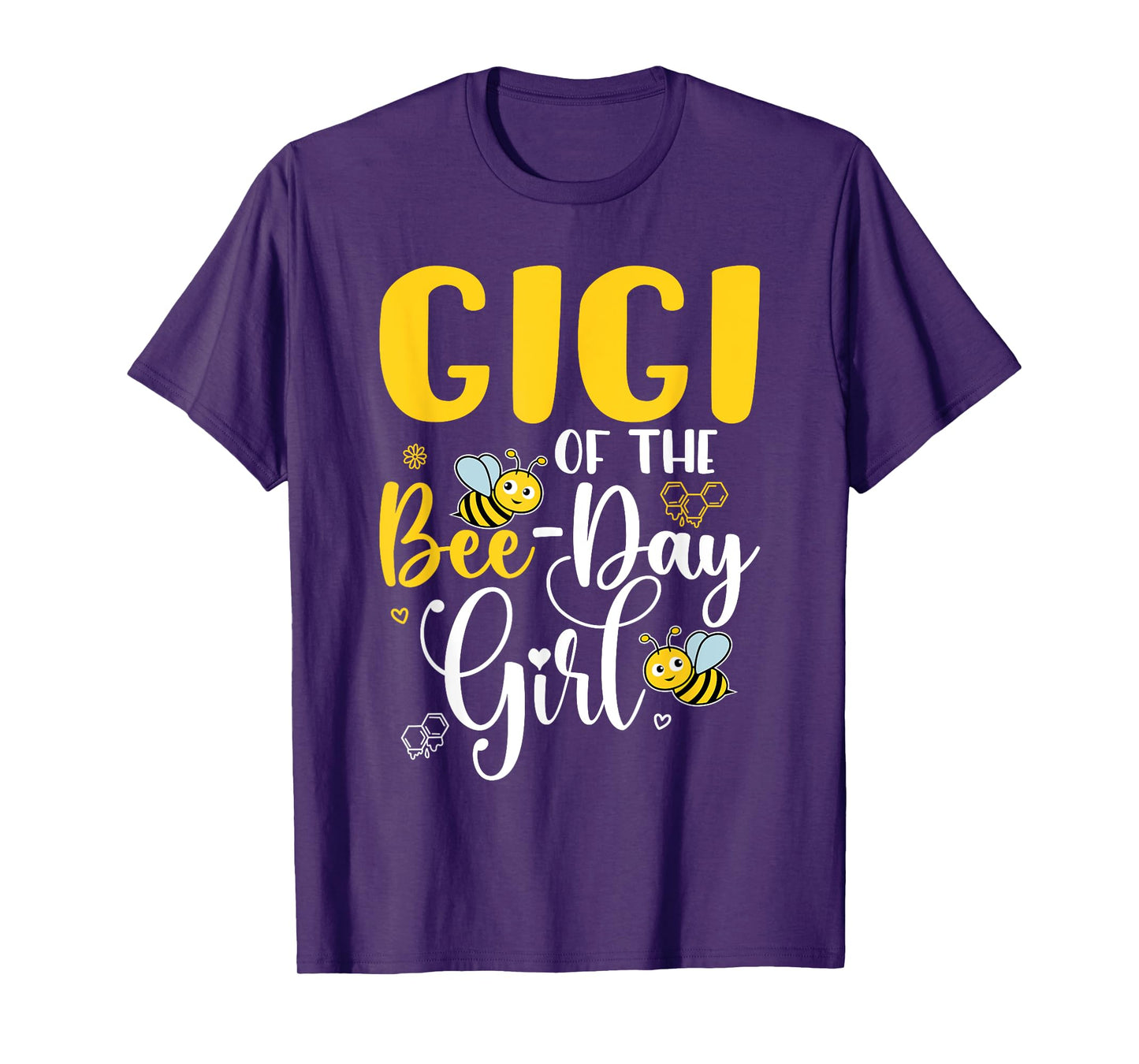 Gigi Of The Bee-Day Girl Matching Family Birthday Gifts T-Shirt