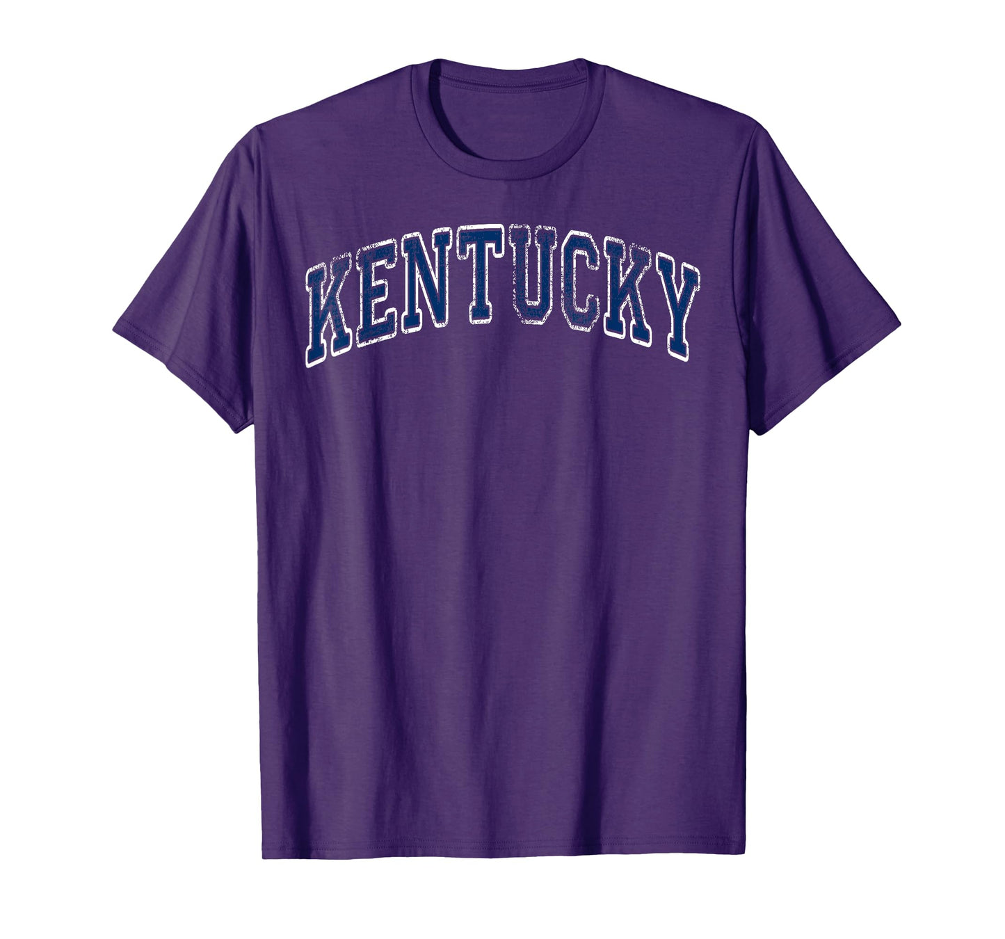 Kentucky KY Retro Vintage Athletic Sports Design Blue Style T-Shirt