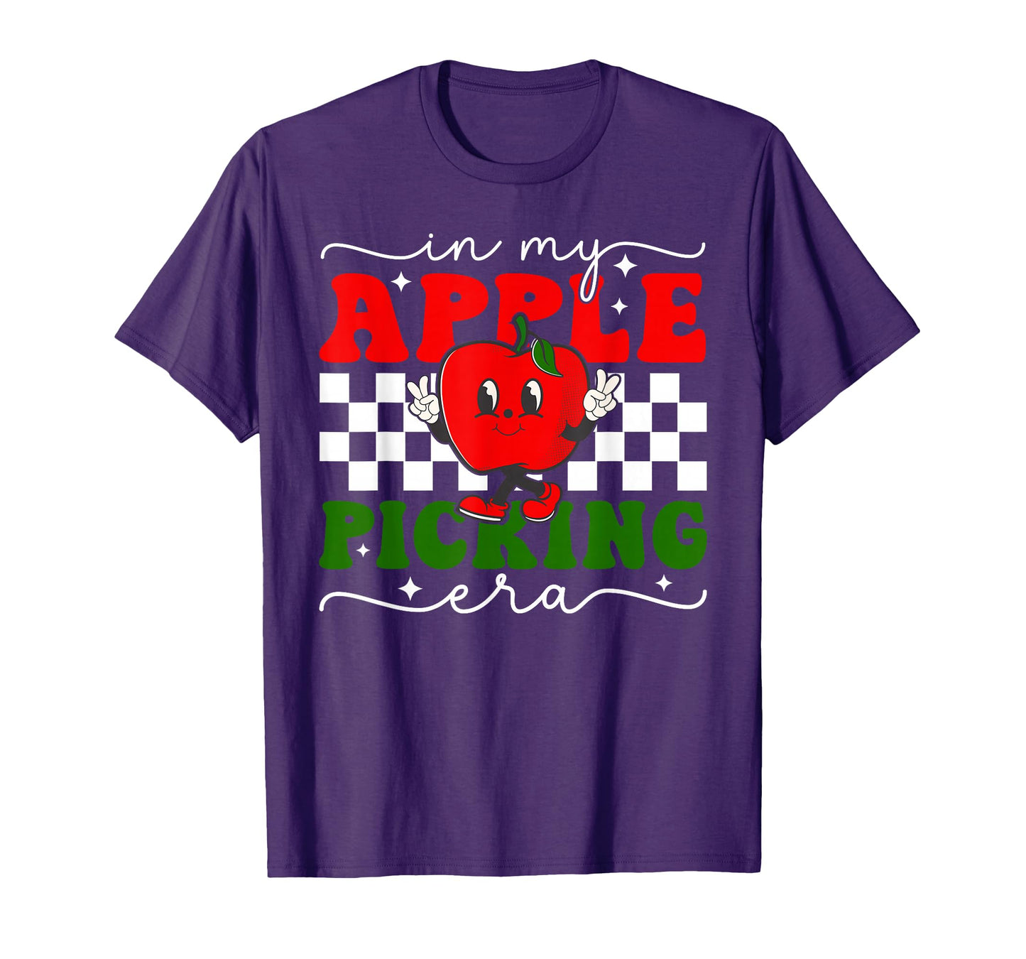 In My Apple Picking Era Retro Harvest Season Fall Autumn T-Shirt