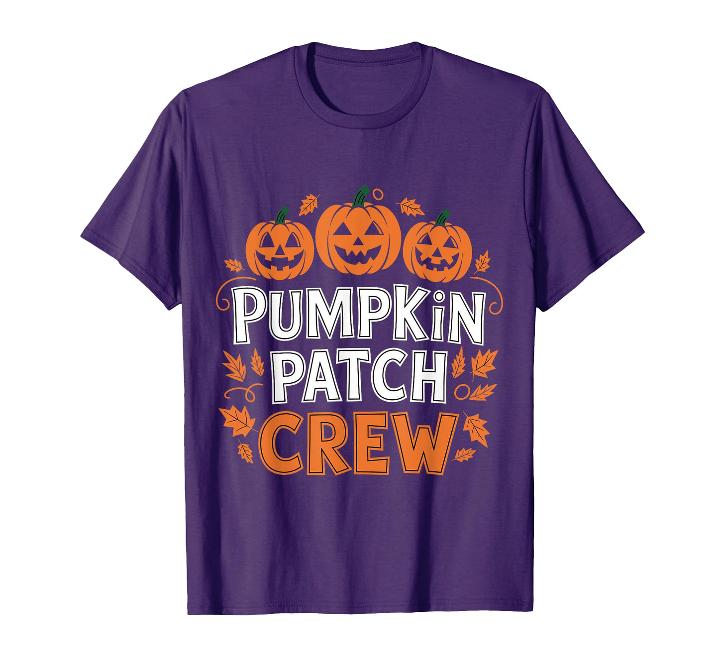 Pumpkin Patch Crew Funny Pumpkin Patch Squad Thanksgiving T-Shirt