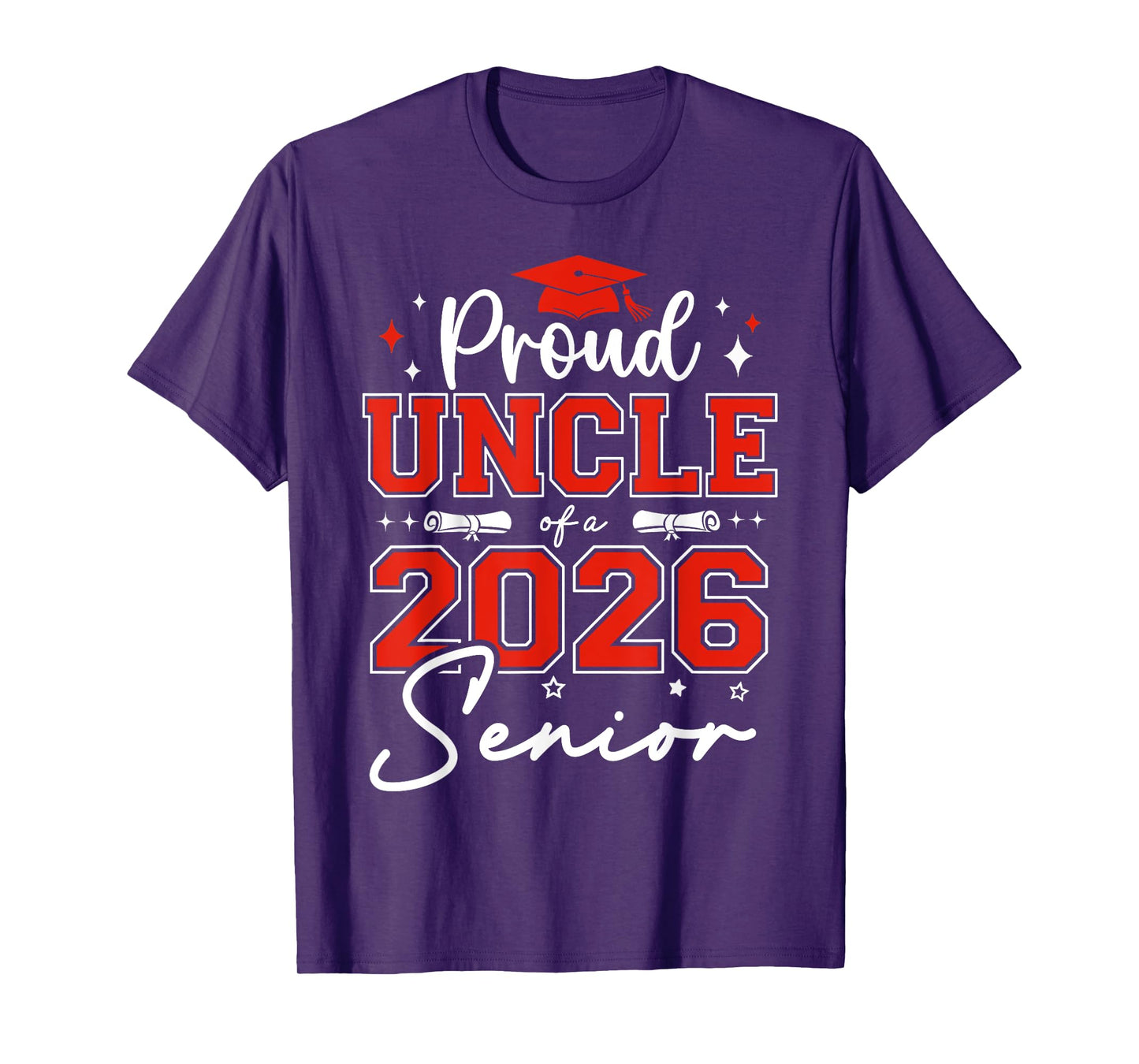 Senior 2026 Proud Uncle of a 2026 Senior Graduate Graduation T-Shirt