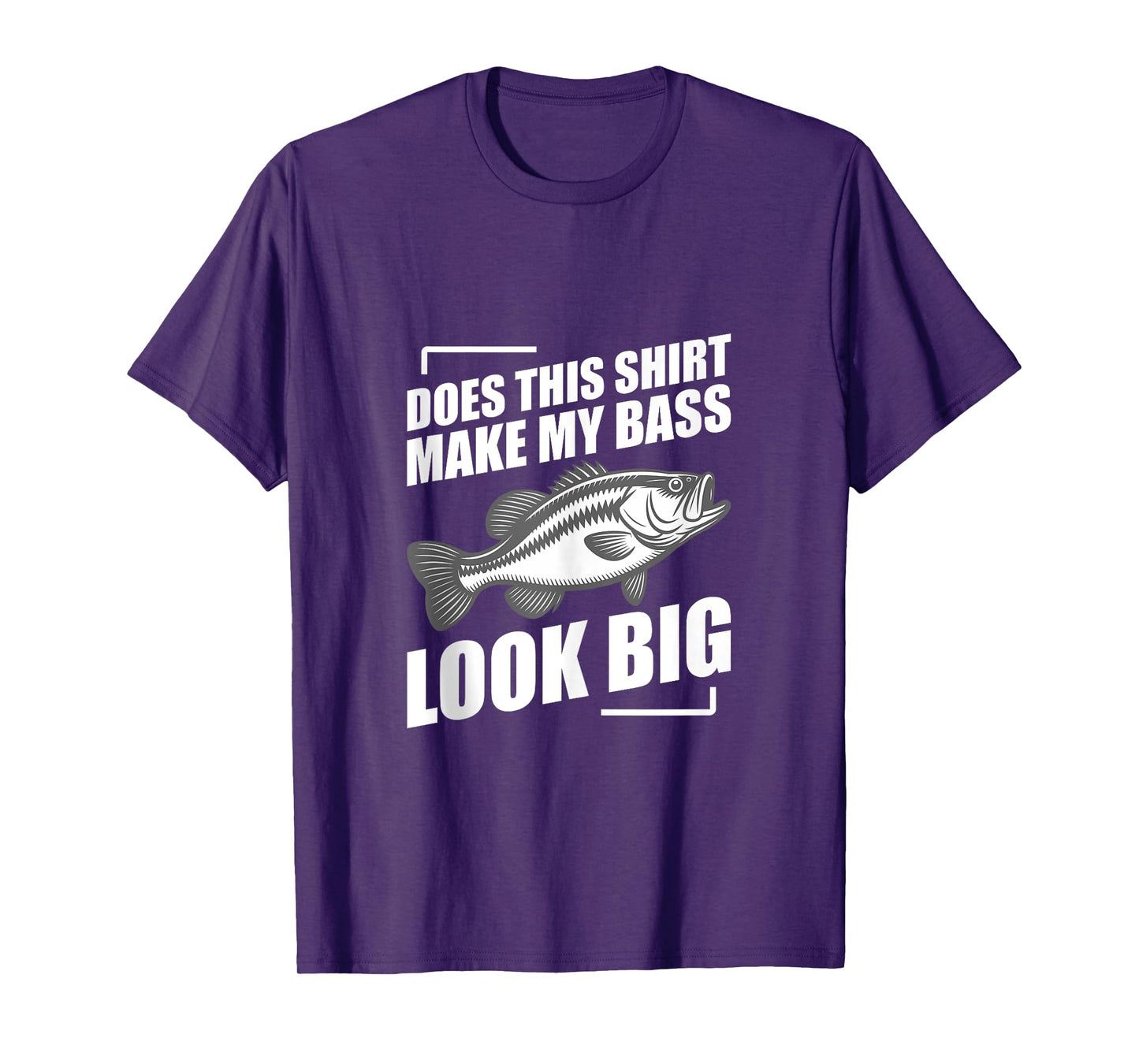 Does This Shirt Make My Bass Look Big Funny Fishing Tank Top