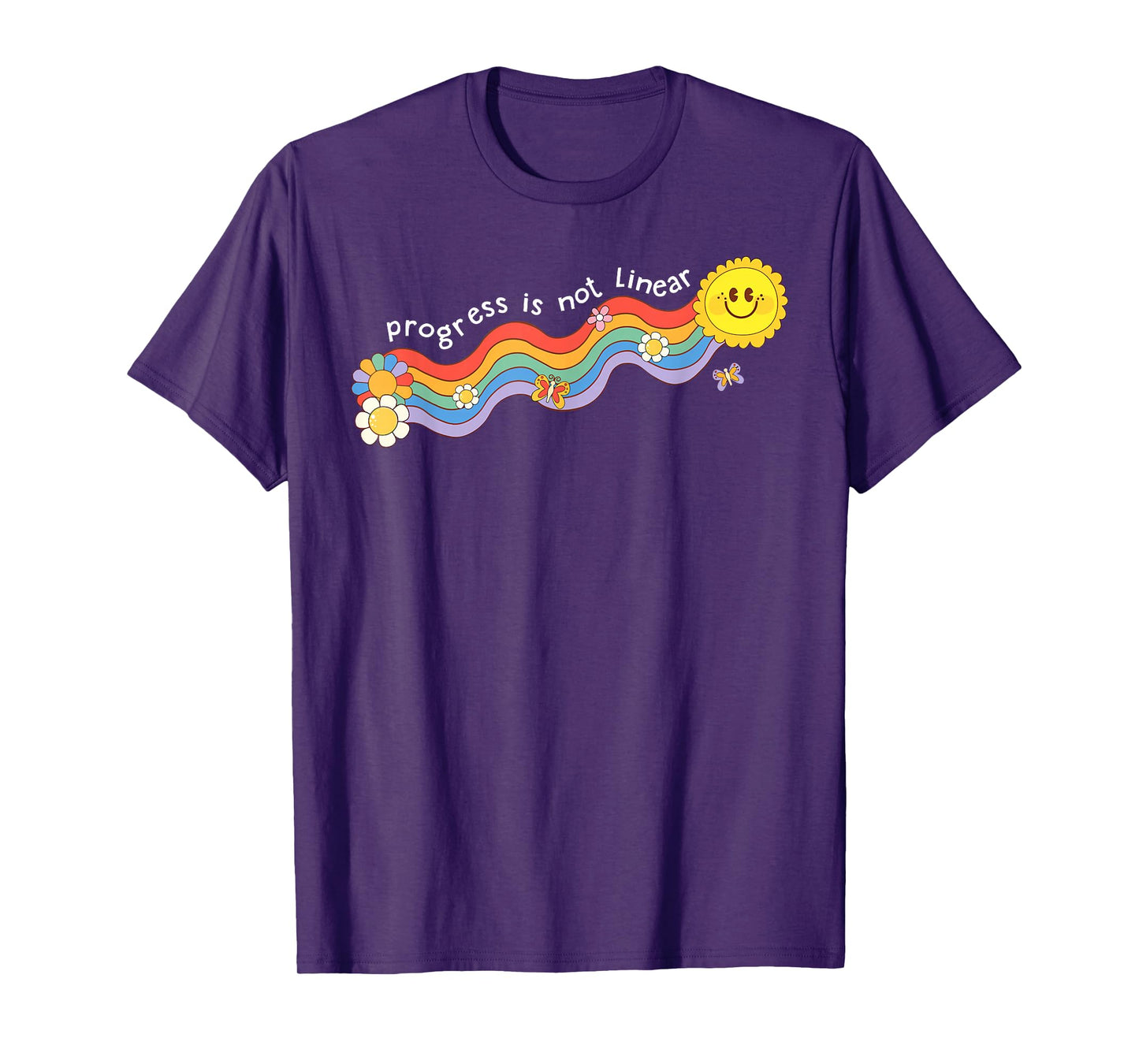 Progress Is Not Linear Teacher Life First Day Back To School T-Shirt