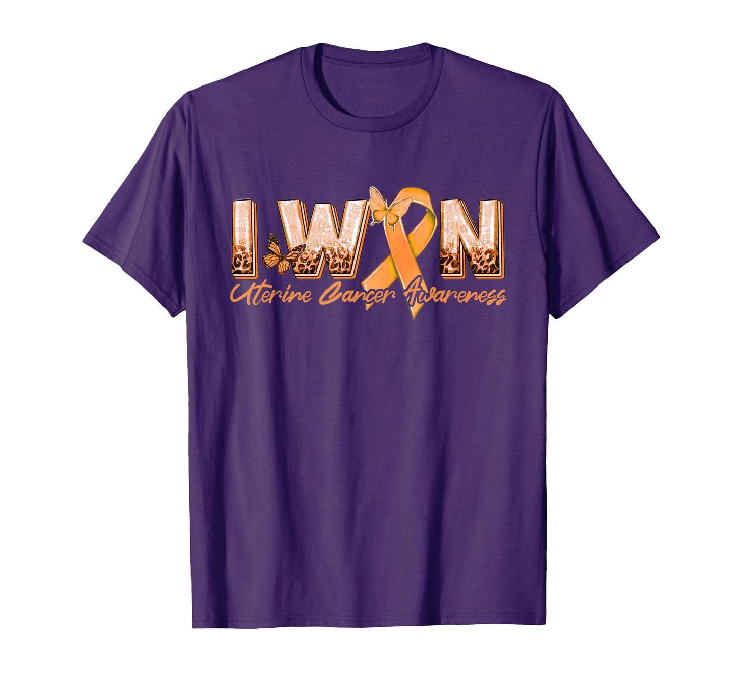 Endometrial Cancer I Won Uterine Cancer Awareness T-Shirt