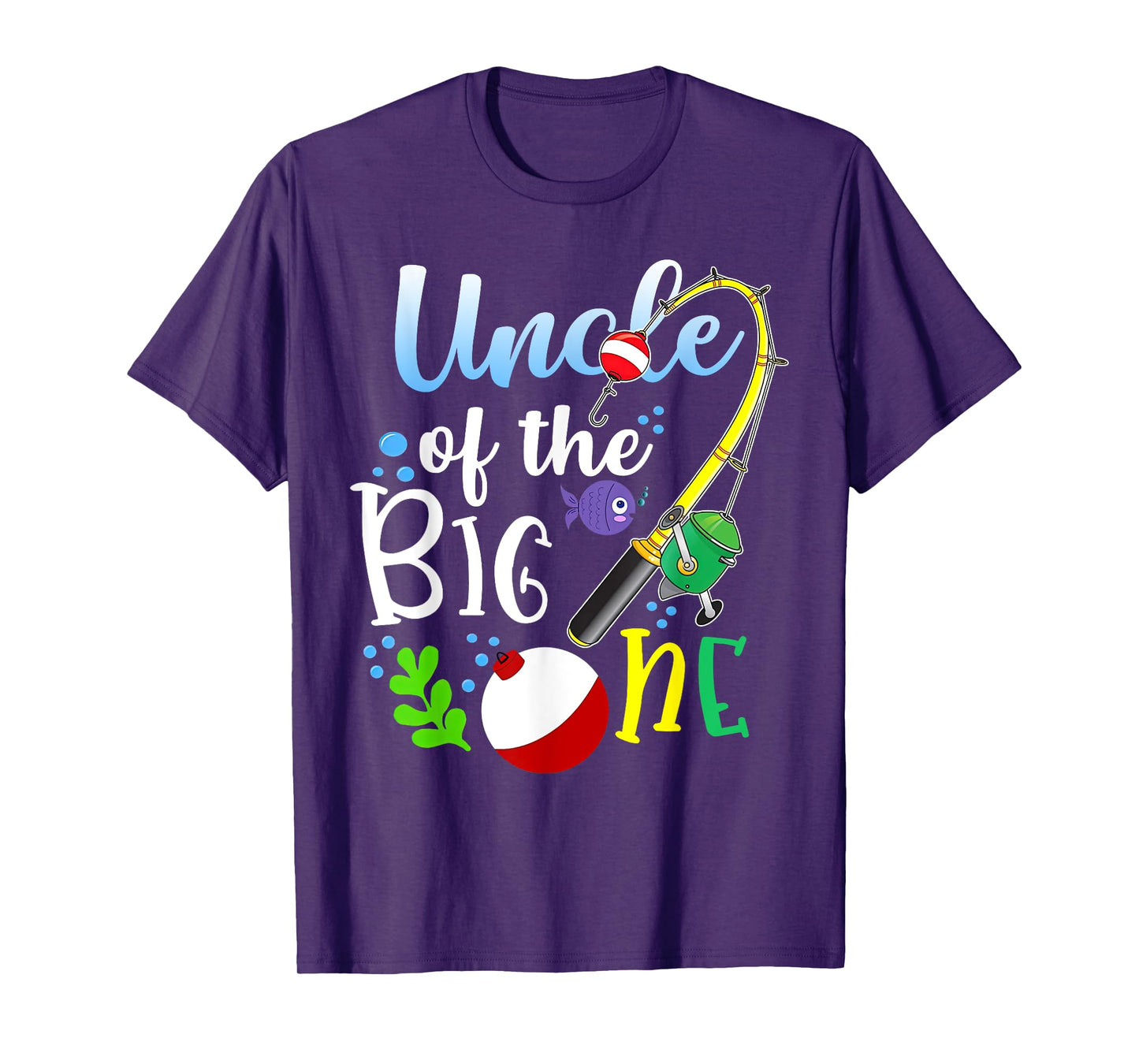 Uncle of The Big One Fishing Boy First Birthday Ofishally T-Shirt