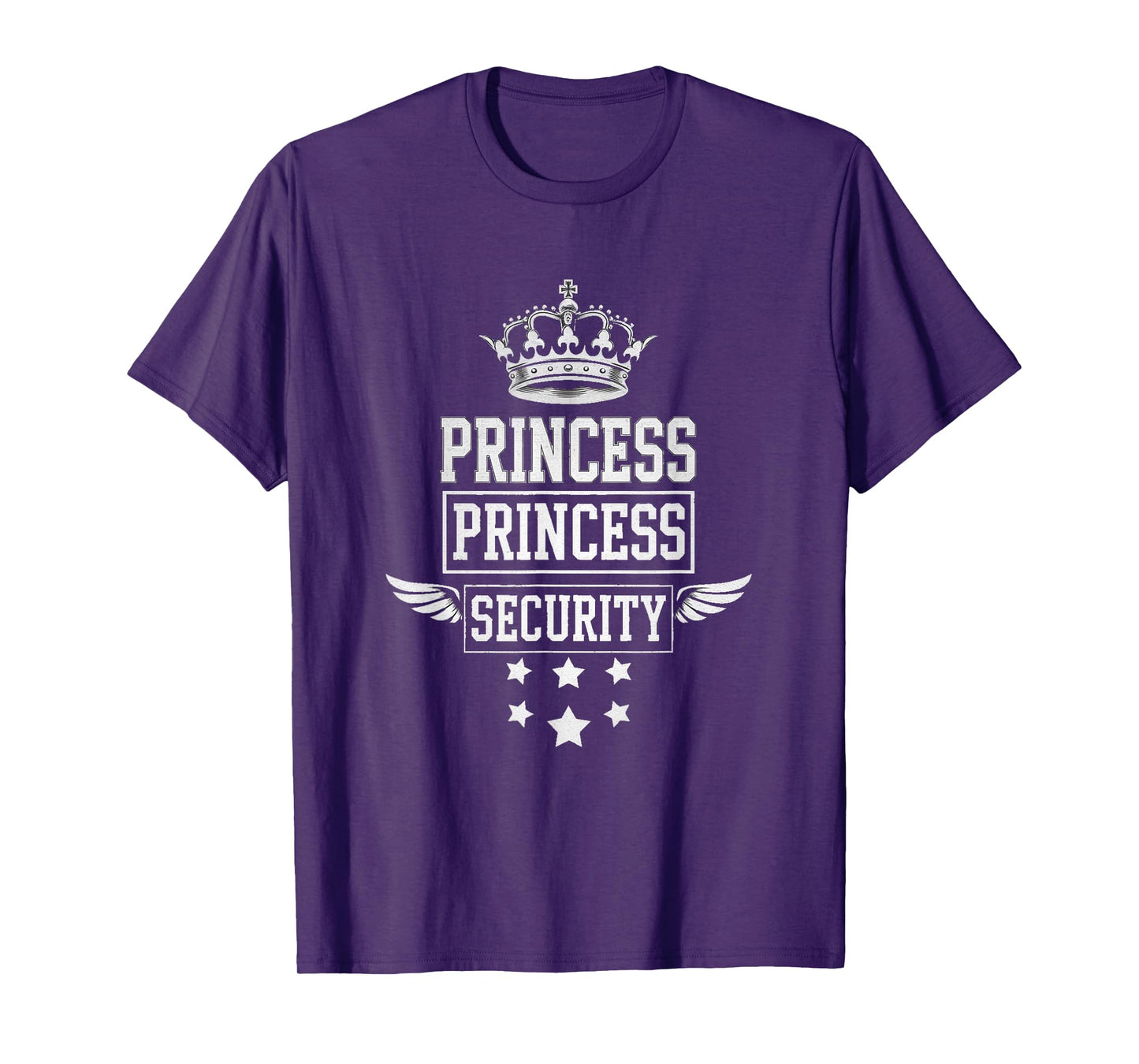 Princess Security Retro Birthday Dad Mom Boys Brother T-Shirt