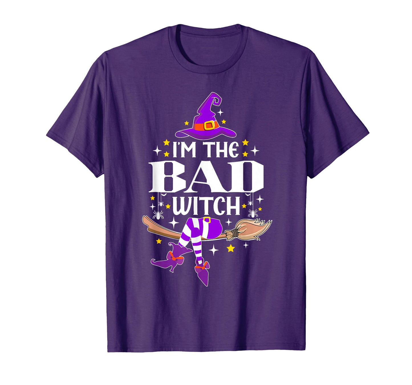 I'm The Bad Witch Halloween Matching Group Costume T-Shirt