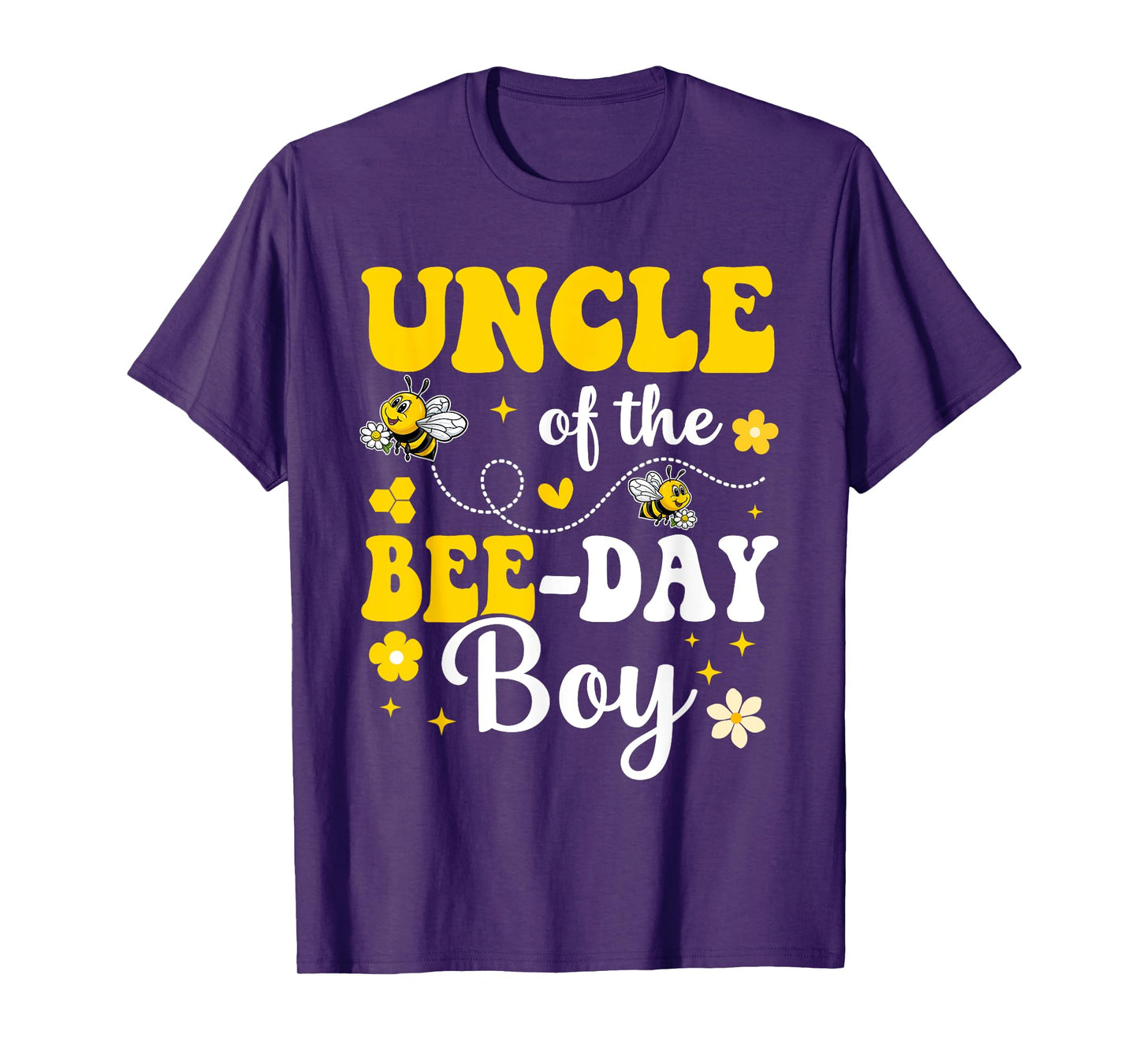 Uncle of The Bee Day Boy Bee Birthday Party Matching Family T-Shirt