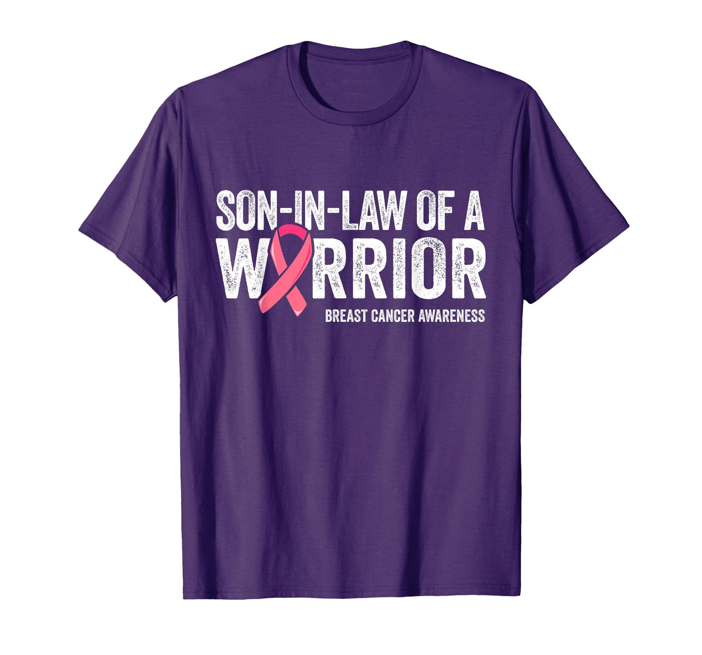 Son In Law Of A Warrior Shirt, Women Mom Breast Cancer Mom T-Shirt