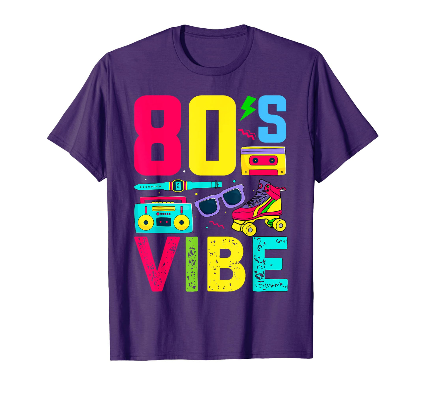 80s Vibe 1980s Fashion Theme Party Outfit Eighties Costume T-Shirt
