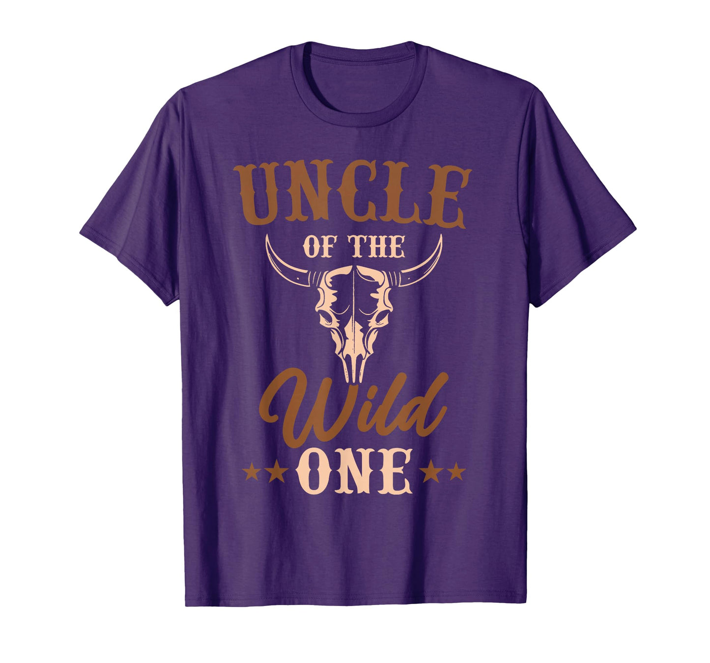 Uncle Of The Wild One Cowboy Western Rodeo Family Matching T-Shirt
