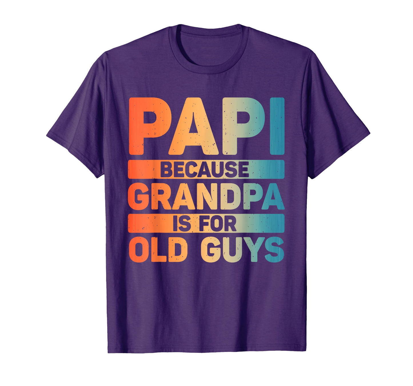 Papi Design For Grandpa From Grandkids Father's Day Papi T-Shirt