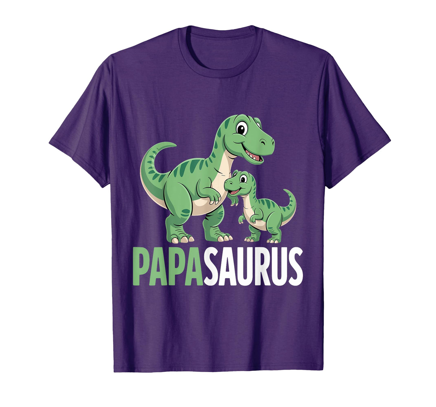 Father's Day Papasaurus Funny Dino Kids Dad T-Shirt